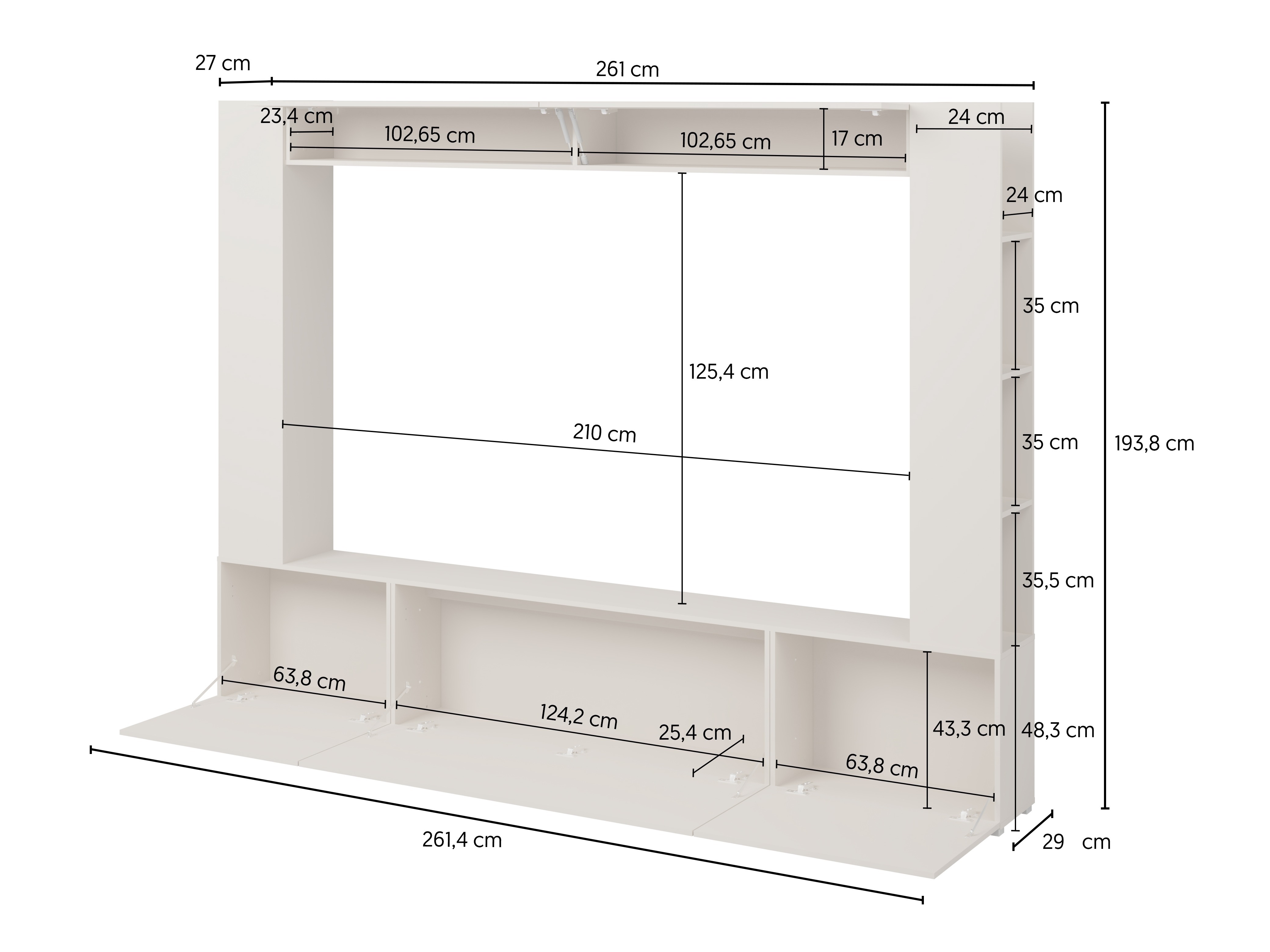 Wohnzimmer-Sets Austin 392 (Walnussholzoptik)