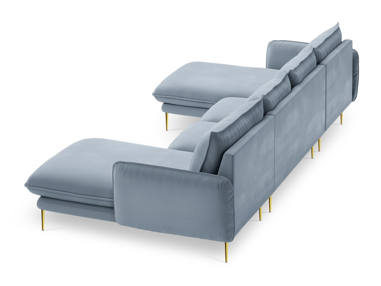 Ecksofa Ferlevi 118 (Bluvel 06)