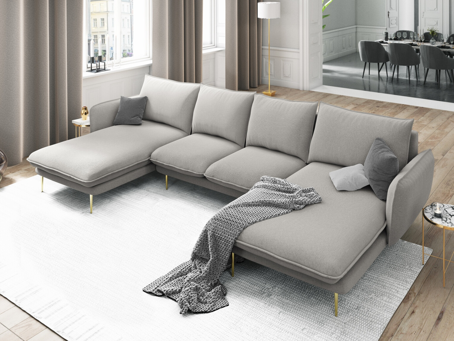 Ecksofa Ferlevi 118 (Positano 83)