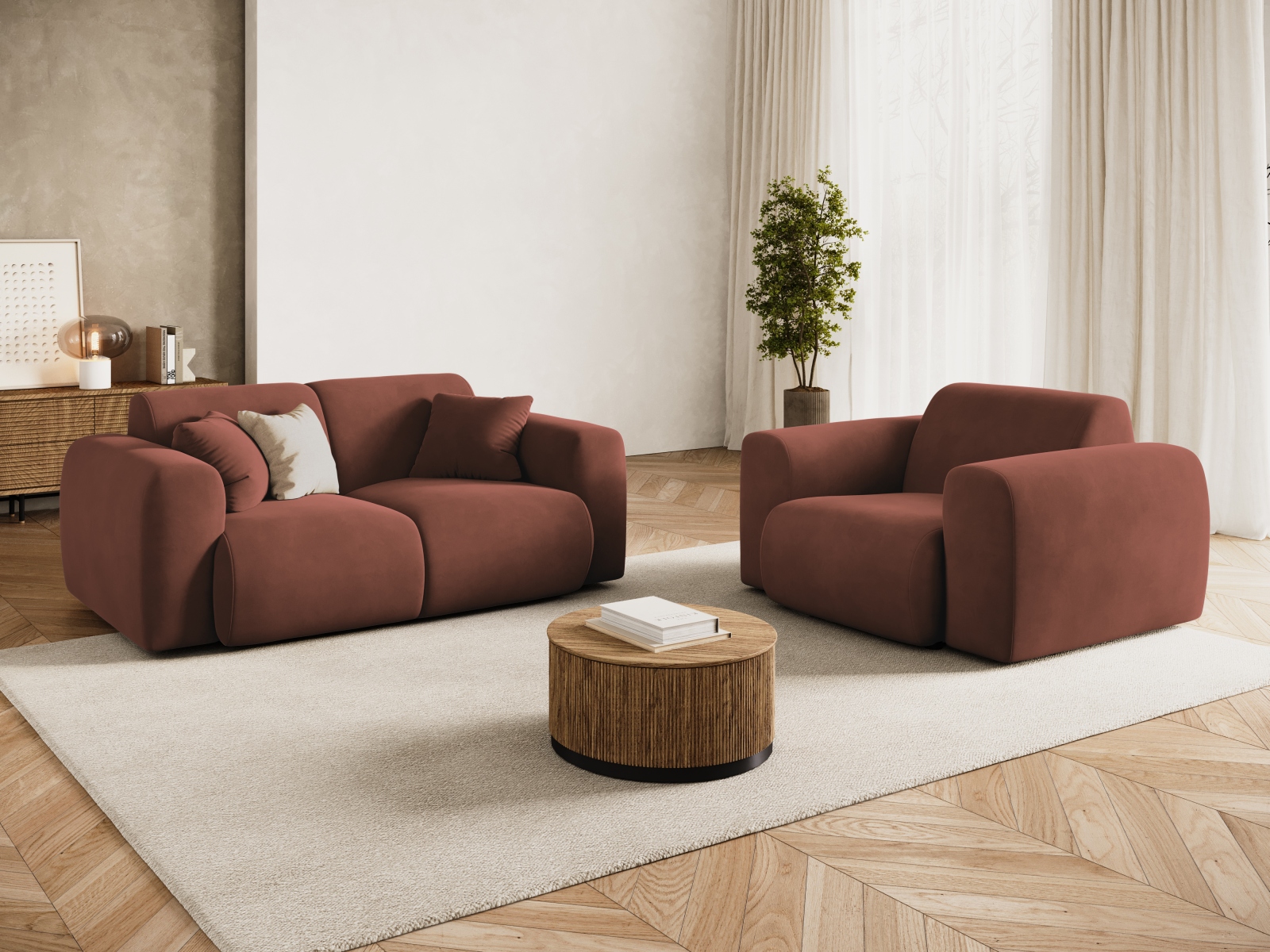 Sofa Talfere 102 (Casino Cuoio)