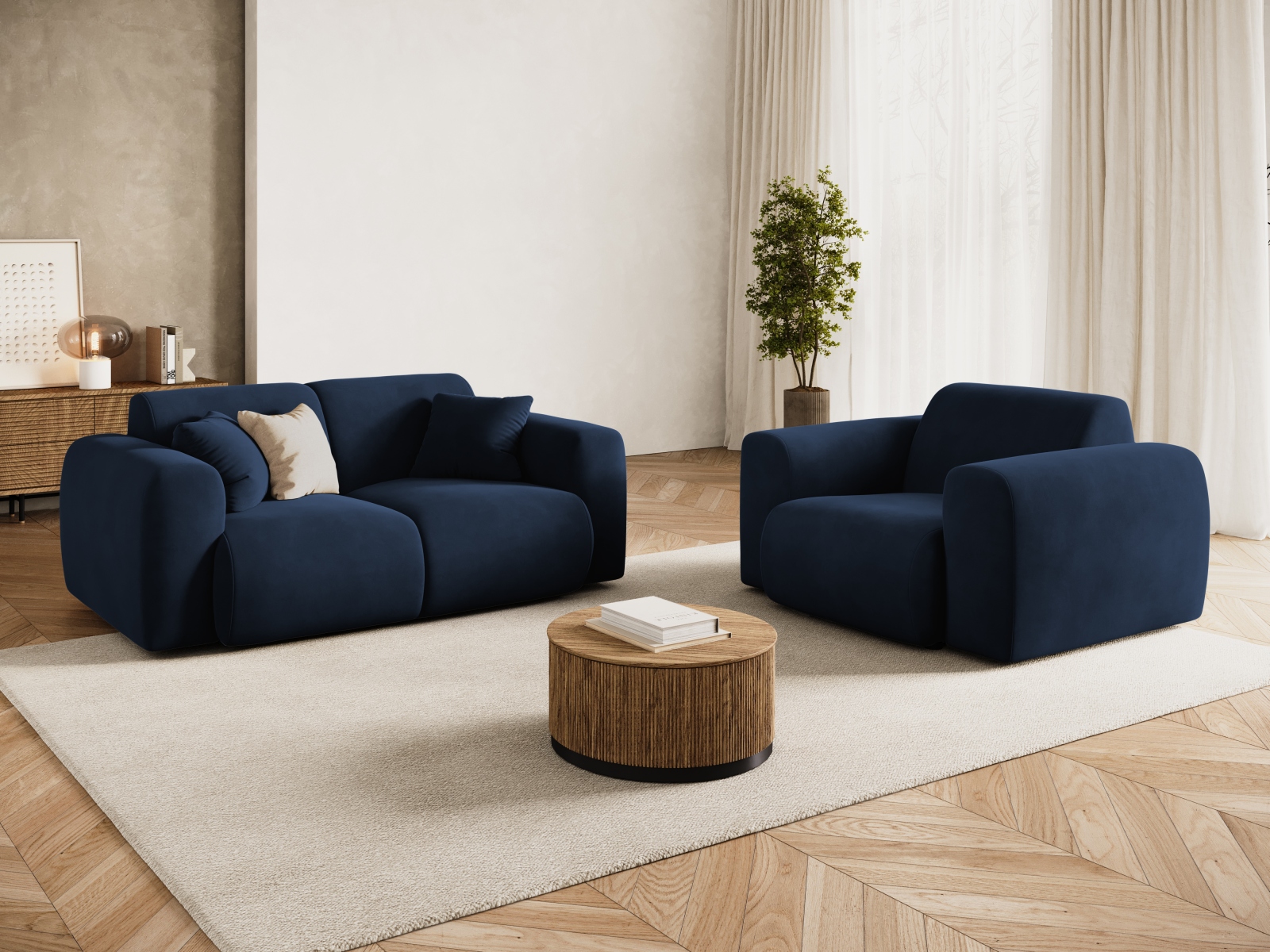 Sofa Talfere 102 (Casino Deep Blue)