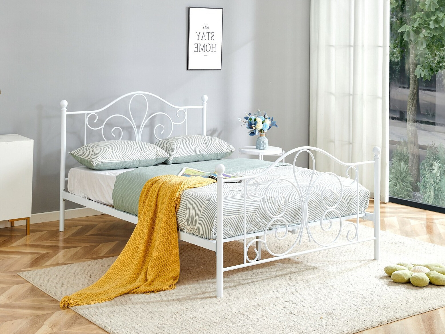 Bett Houston 1355 (Weiß)