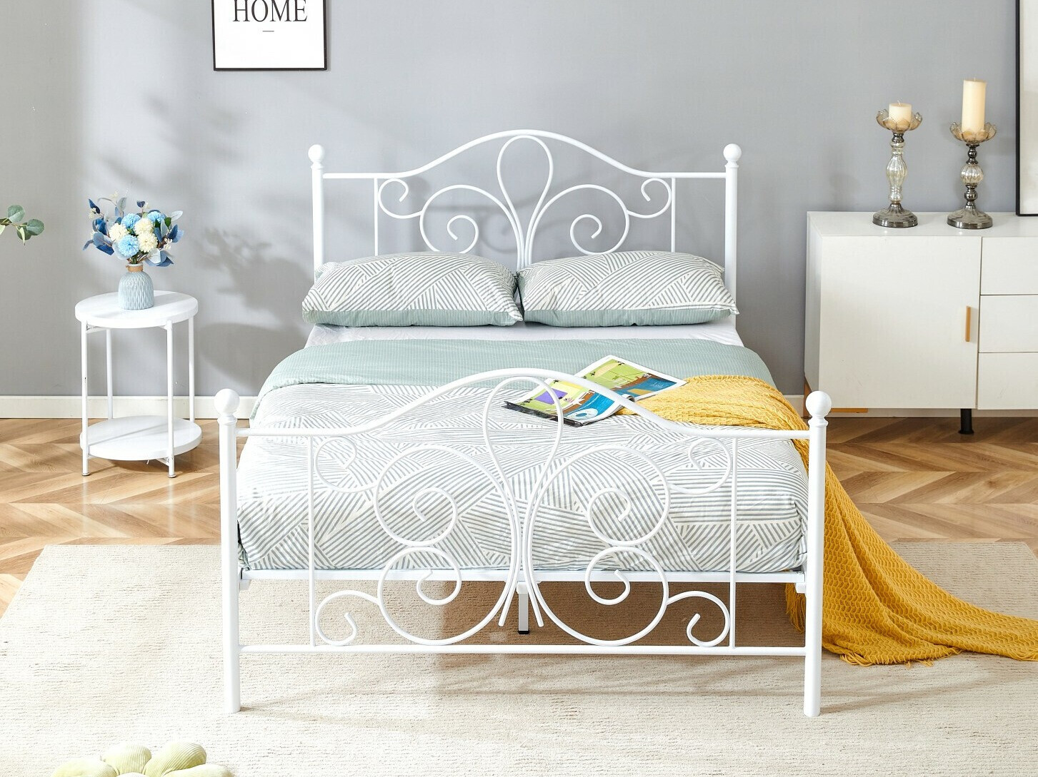 Bett Houston 1355 (Weiß)