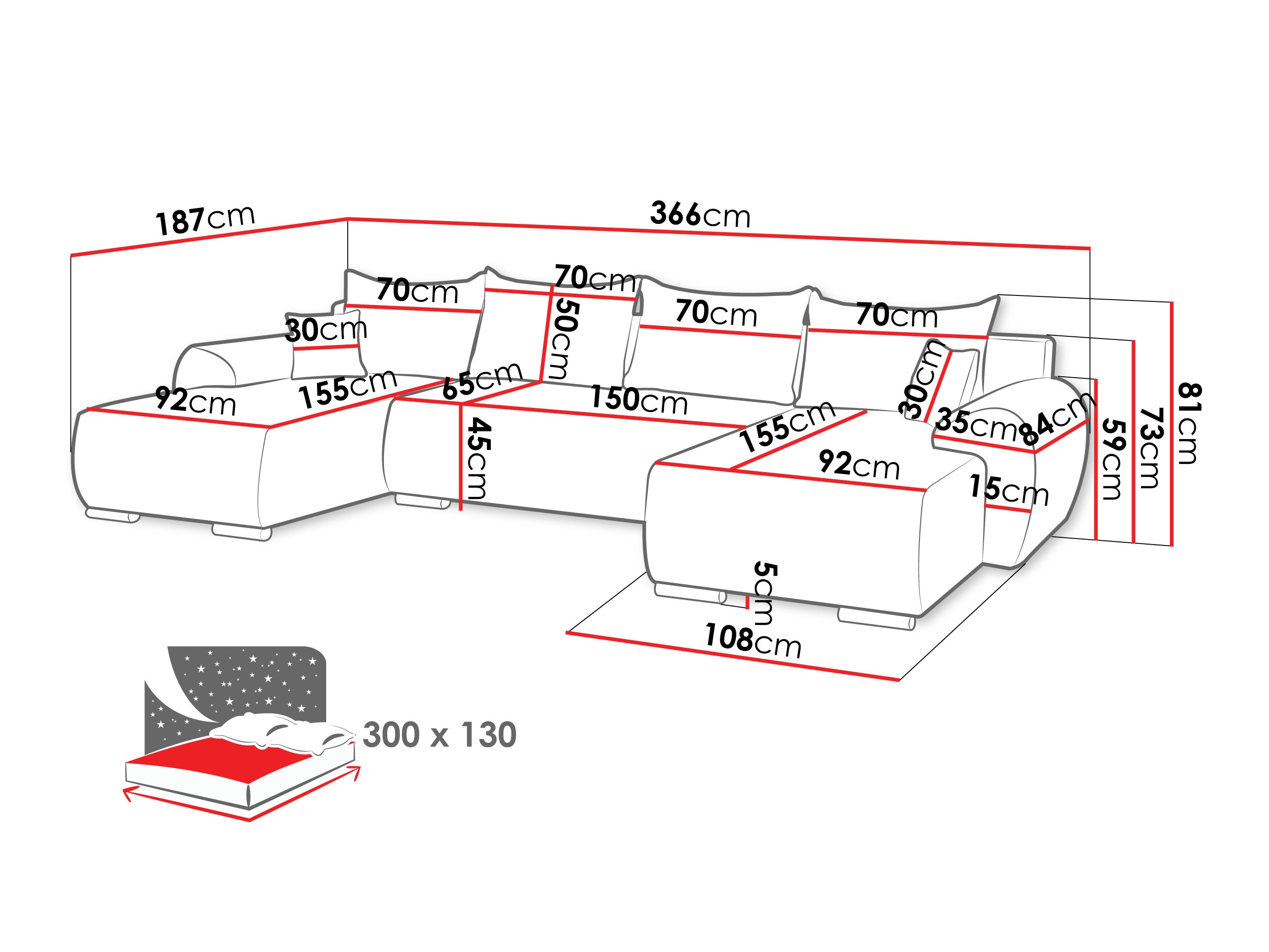 Ecksofa Camden 111 (Ambience 19)