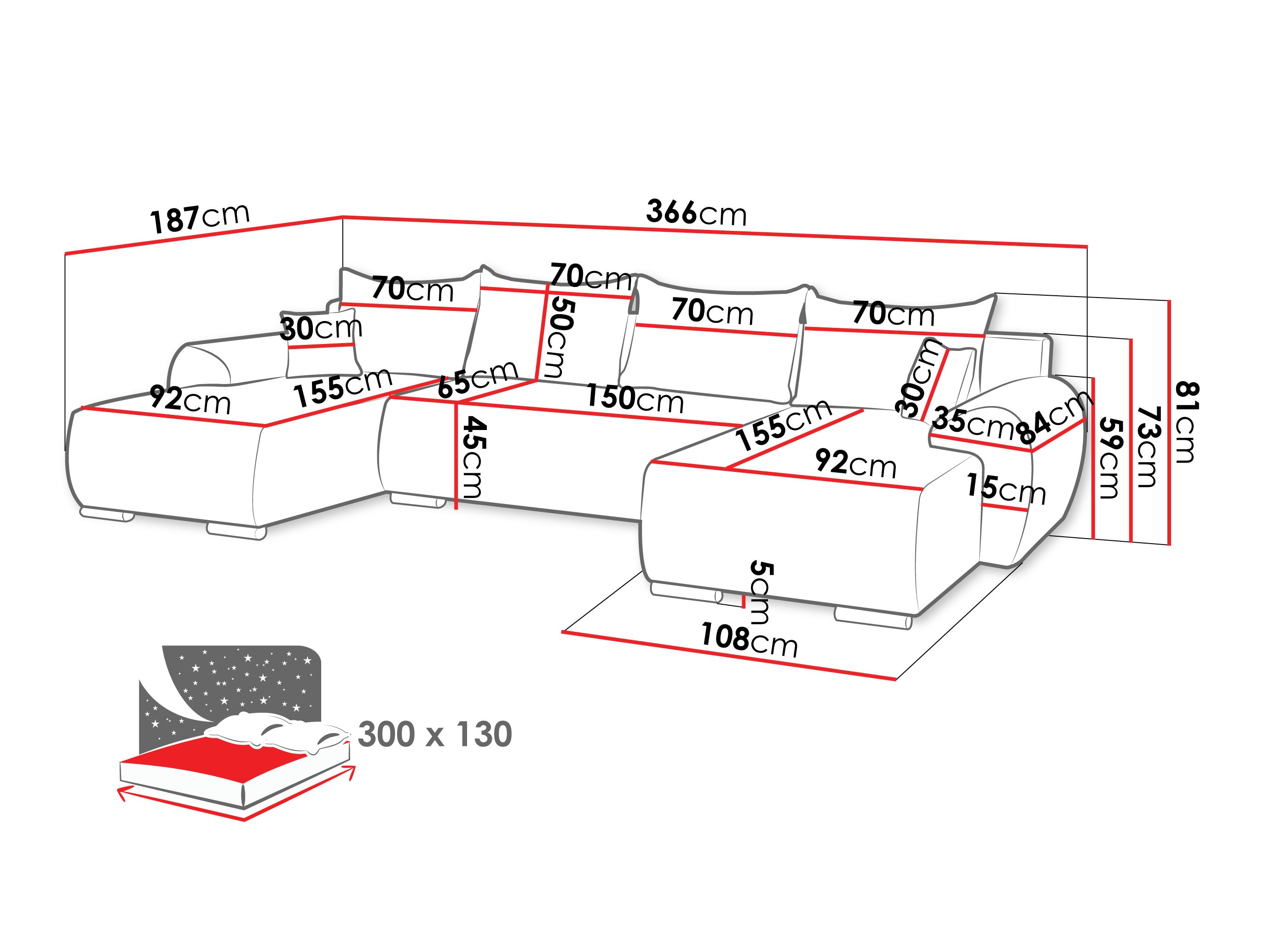 Ecksofa Camden 111 (Ambience 20)