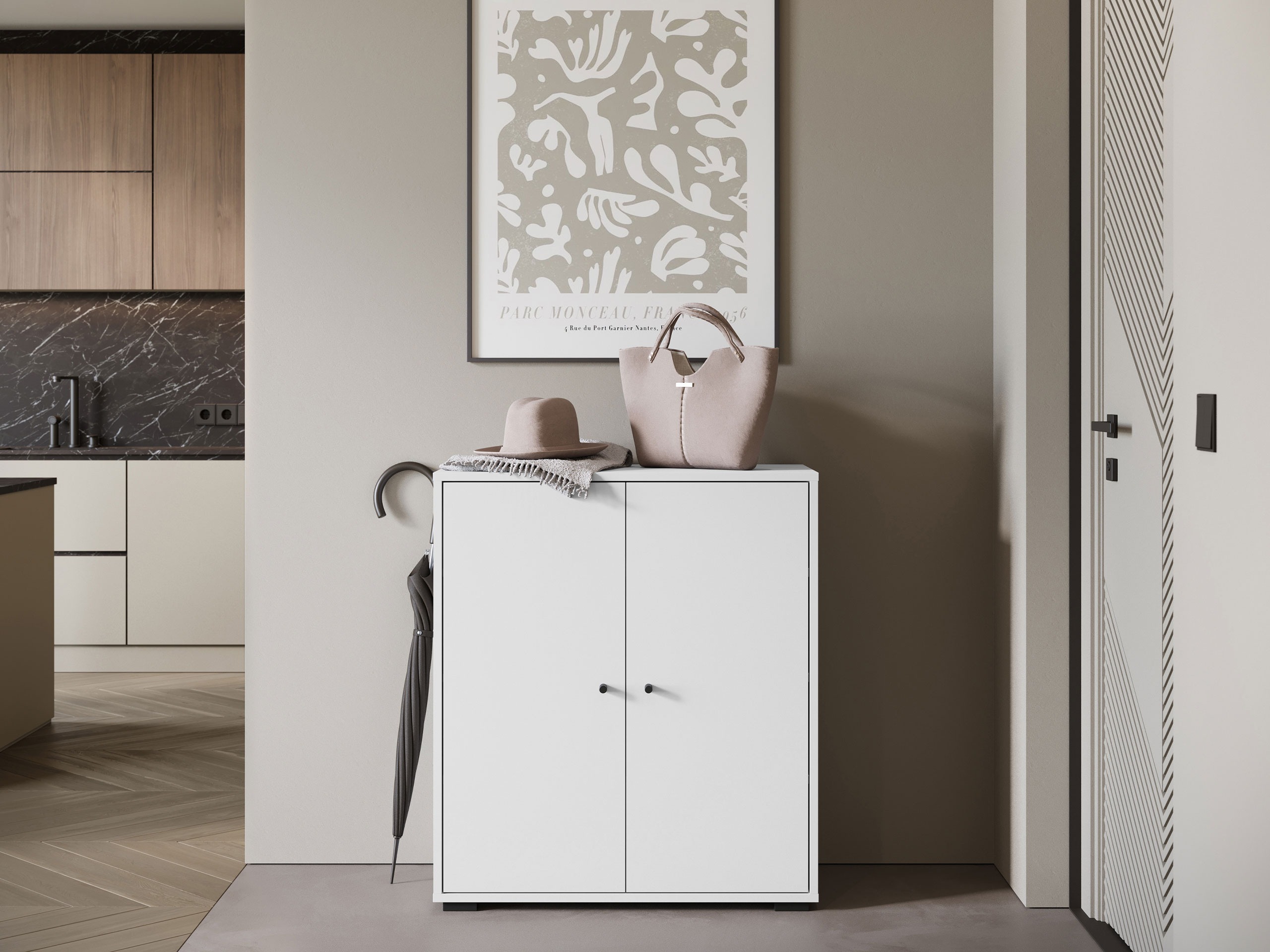 Sideboard Sarasota 195 (Weiß)