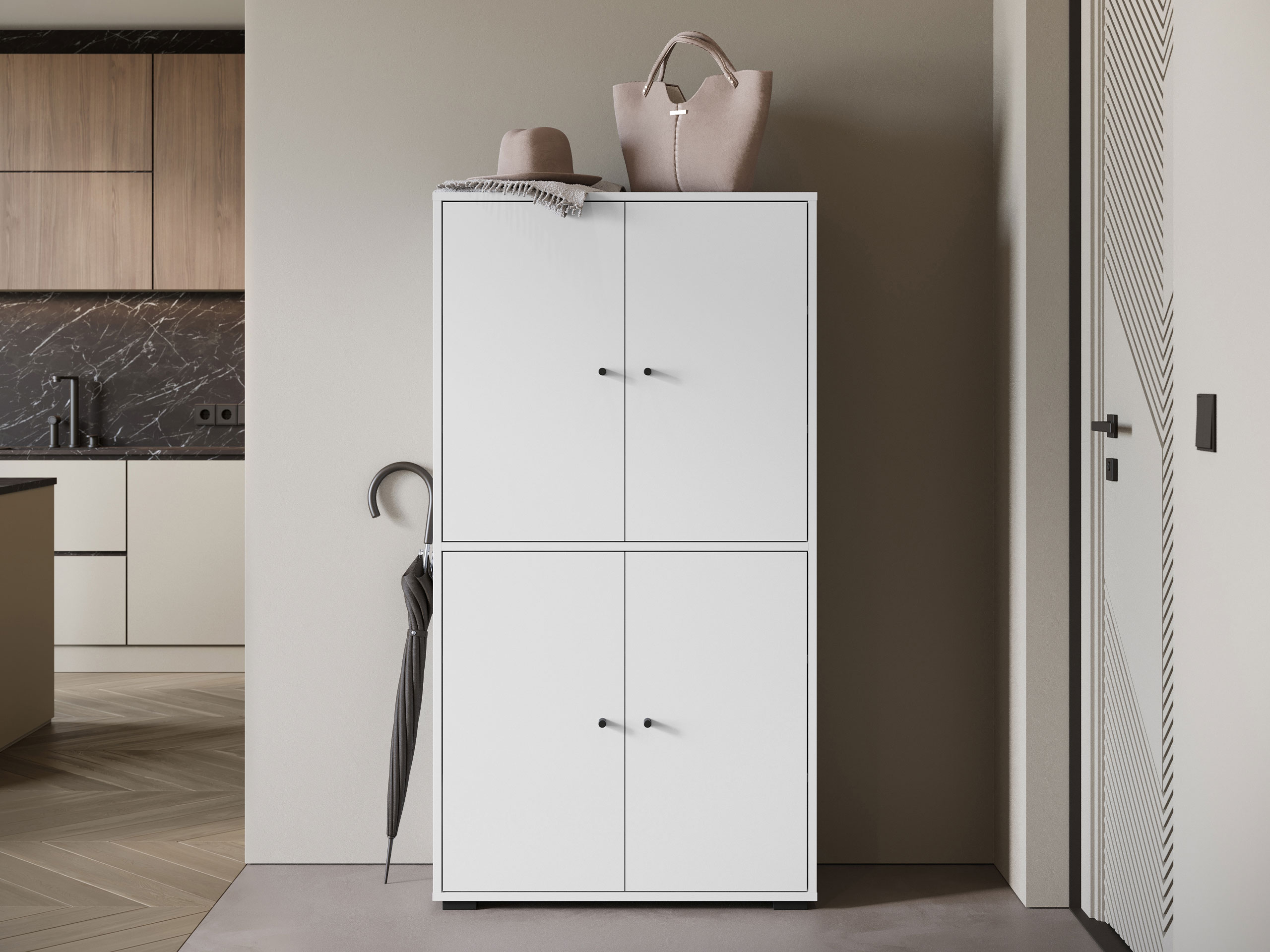 Sideboard Sarasota 196 (Weiß)