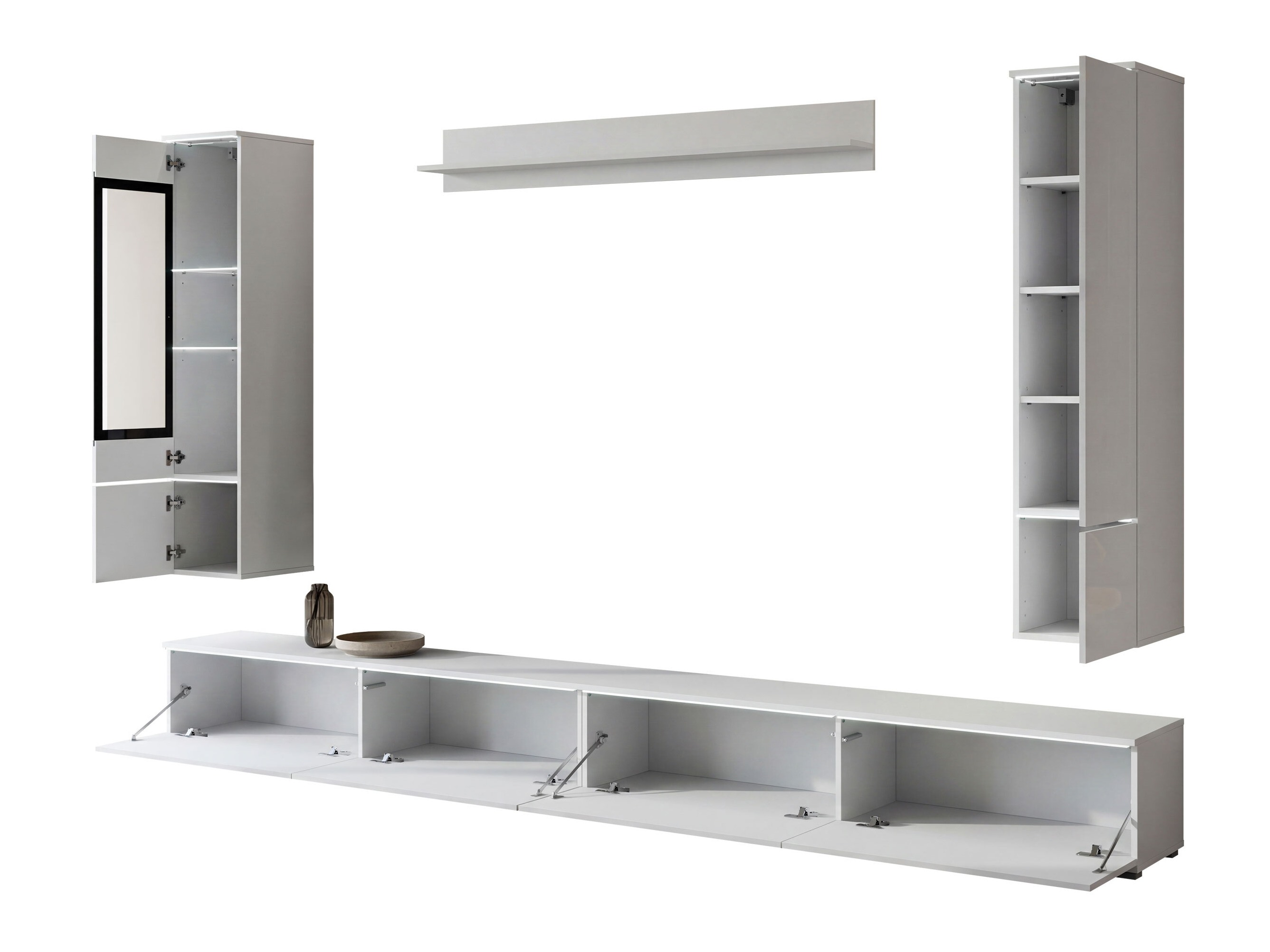 Wohnzimmer-Sets Mirfivo 110 (Wotan Eiche)