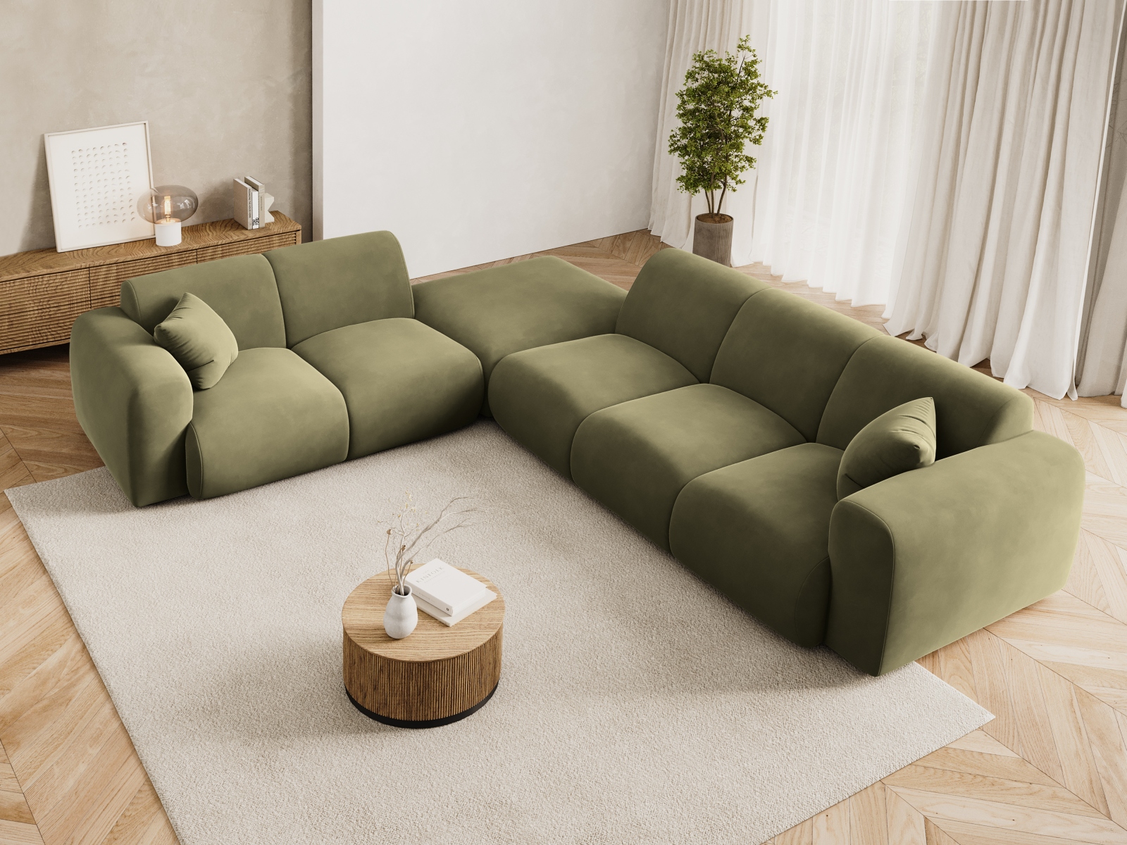 Ecksofa Talfere 106 (Casino Forest)