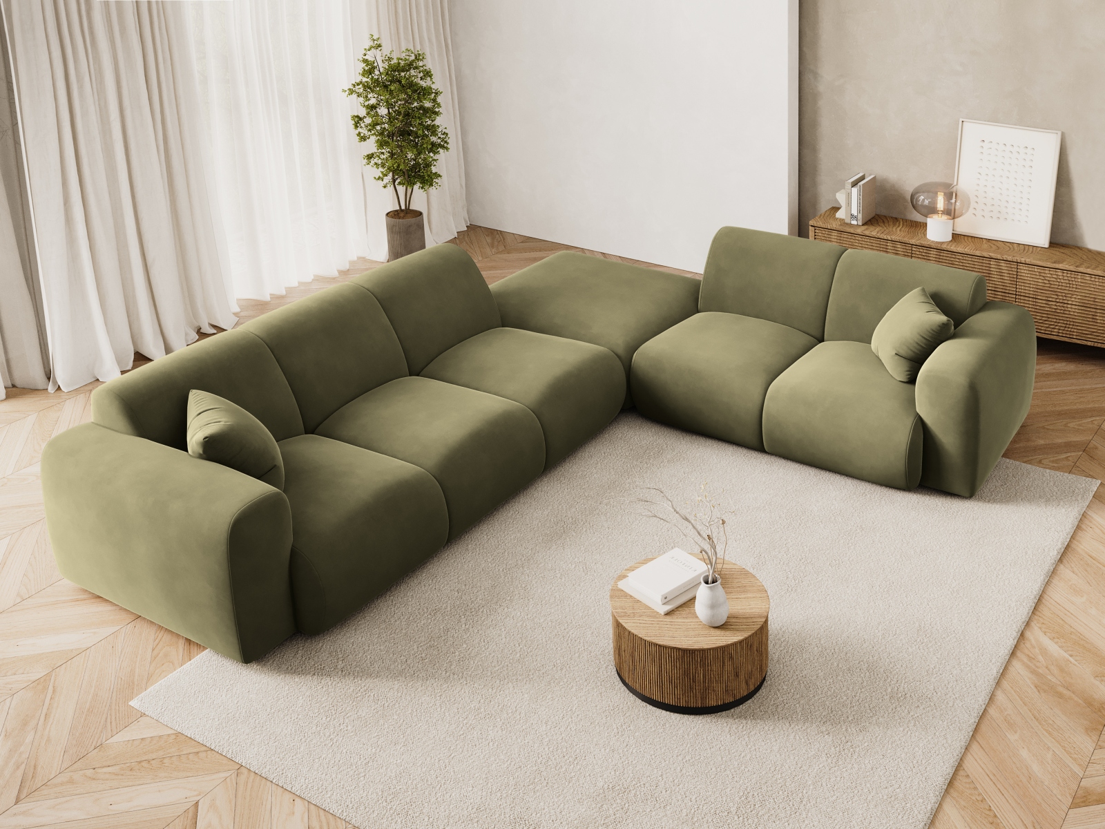 Ecksofa Talfere 106 (Casino Forest)