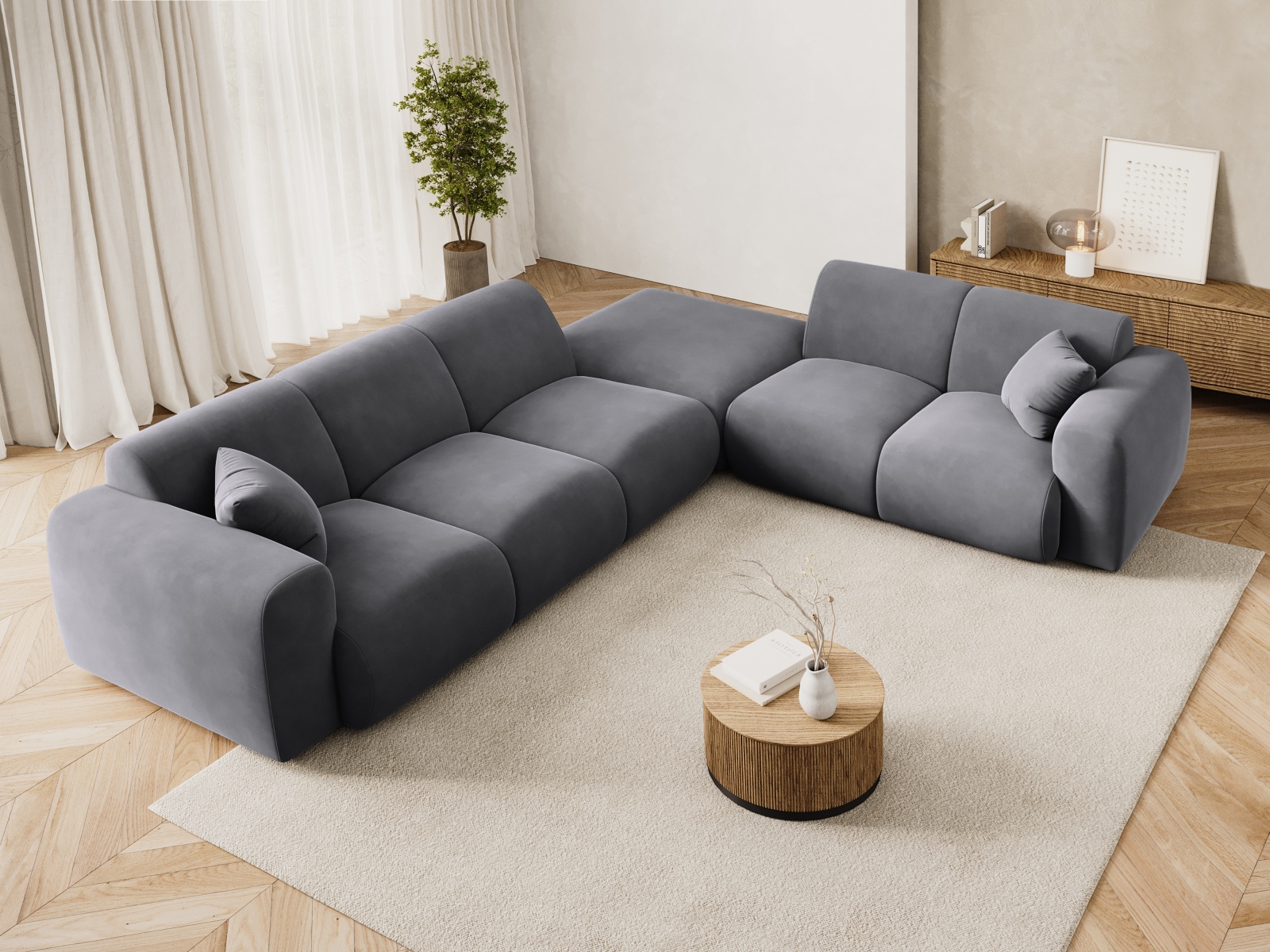Ecksofa Talfere 106 (Casino Graphite)