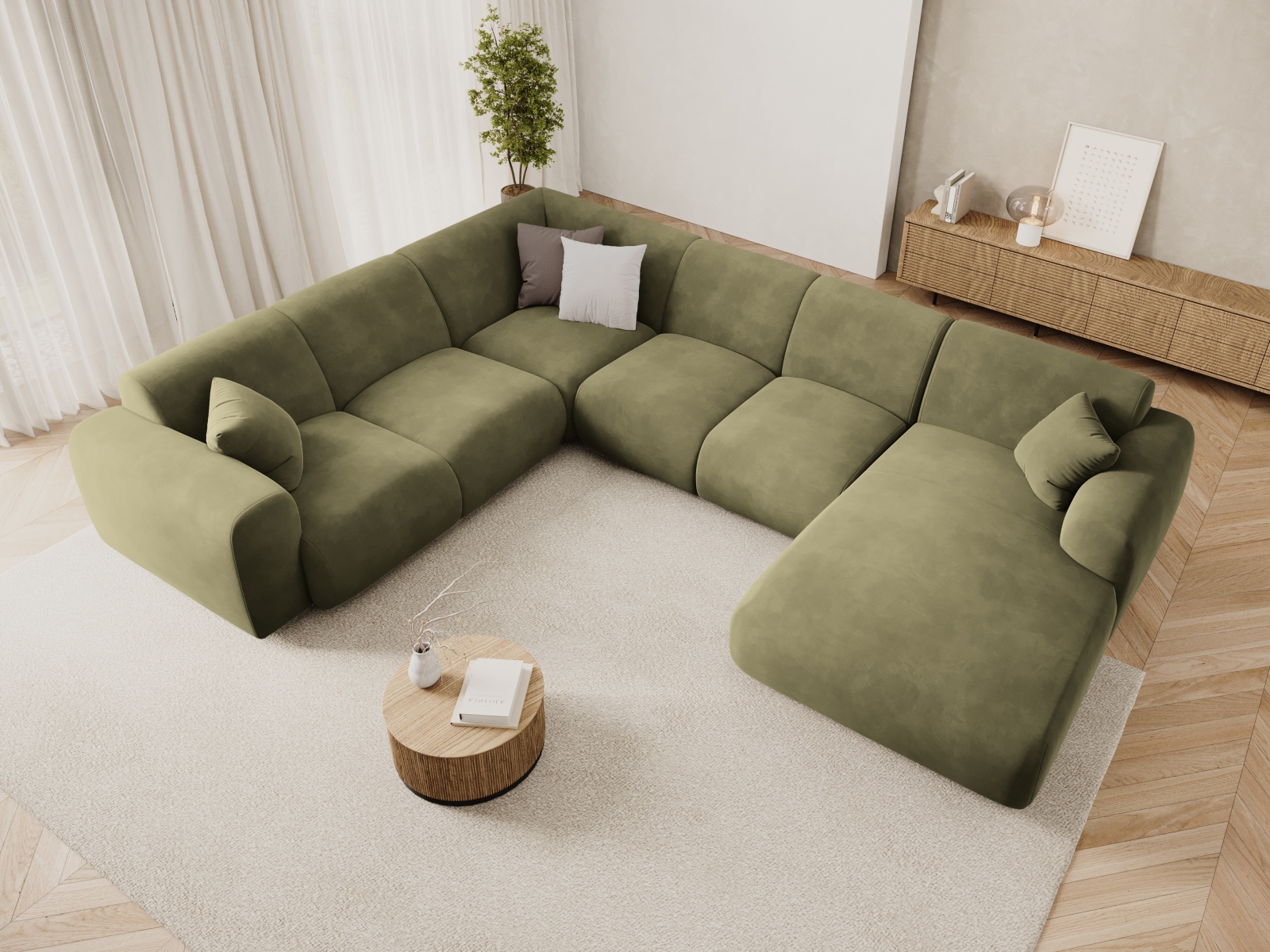 Ecksofa Talfere 107 (Casino Forest)