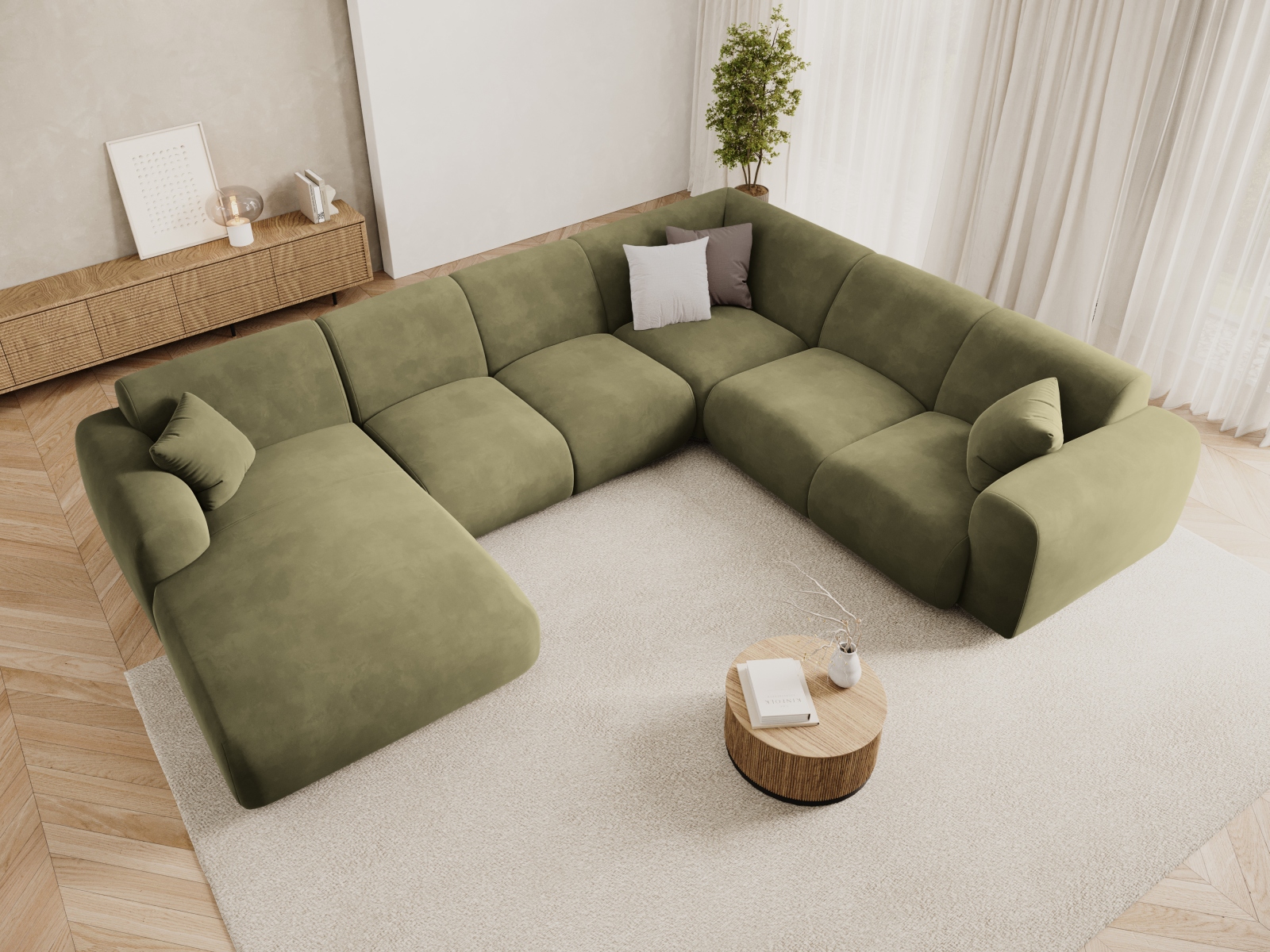 Ecksofa Talfere 107 (Casino Forest)