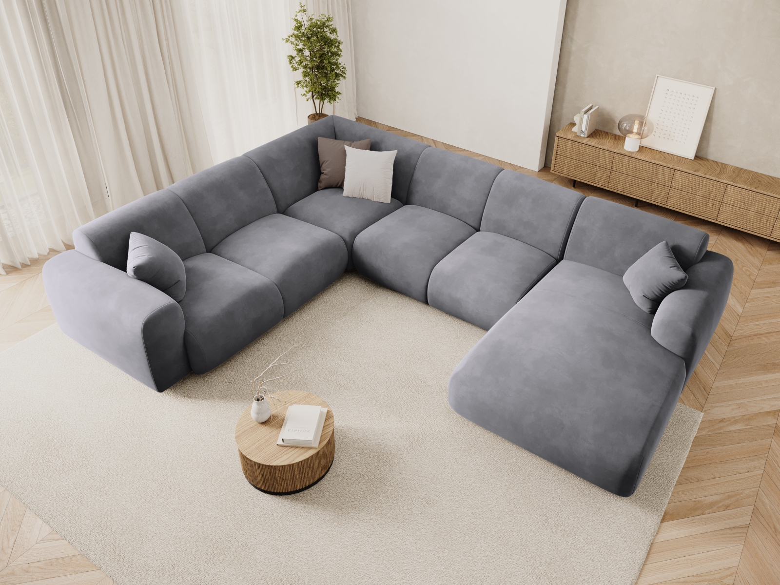 Ecksofa Talfere 107 (Casino Graphite)