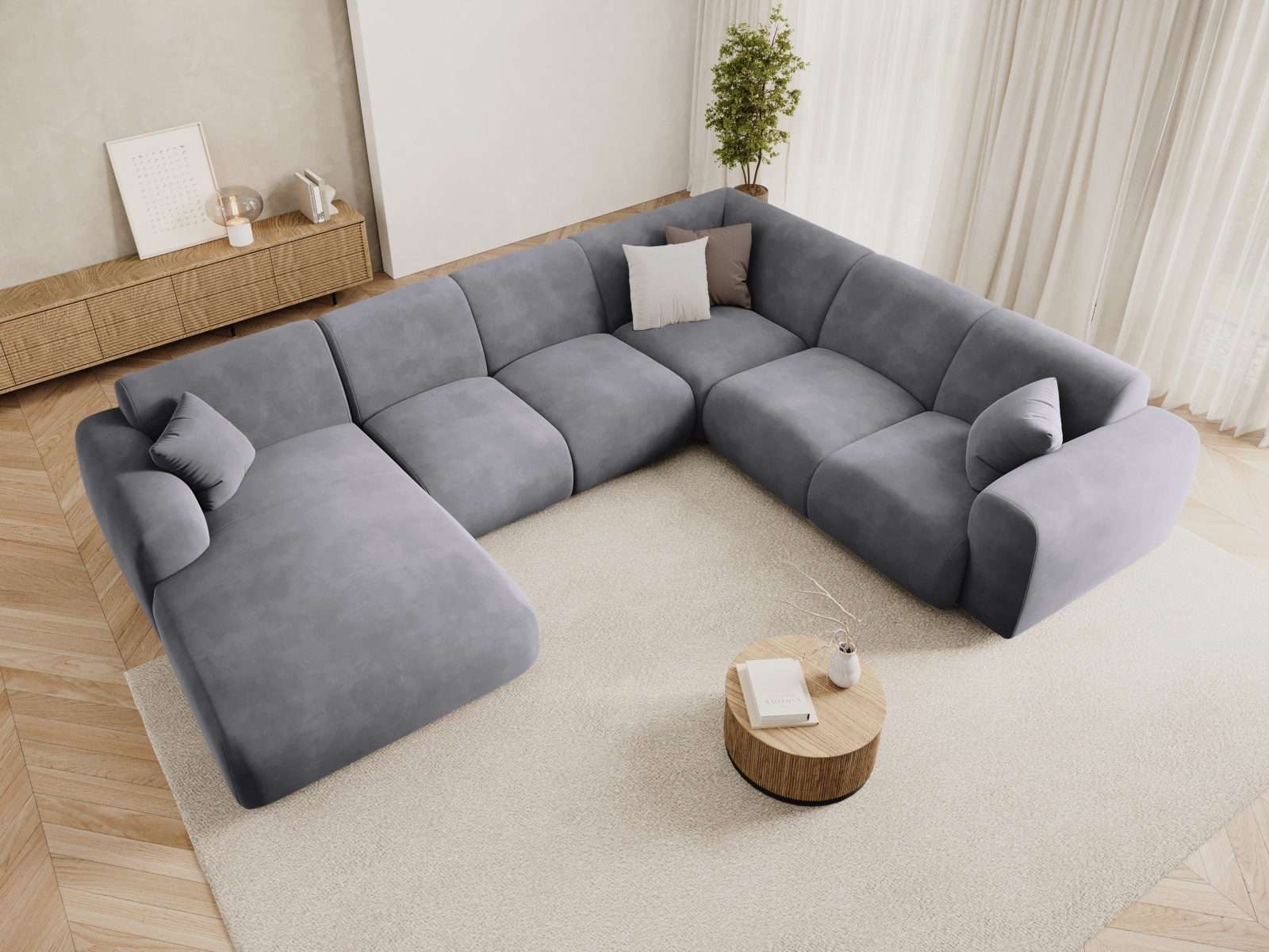Ecksofa Talfere 107 (Casino Graphite)