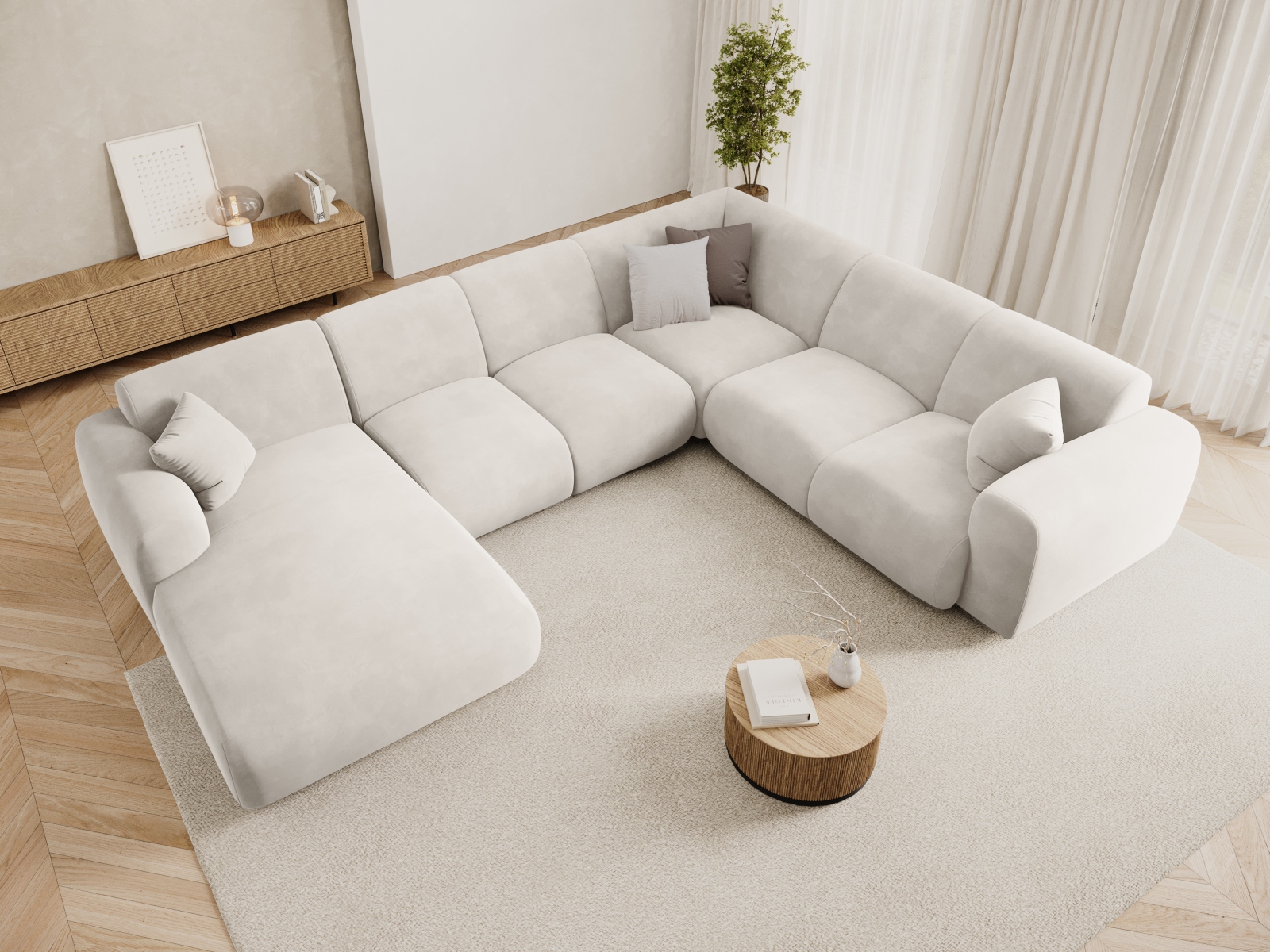 Ecksofa Talfere 107 (Casino Pearl)