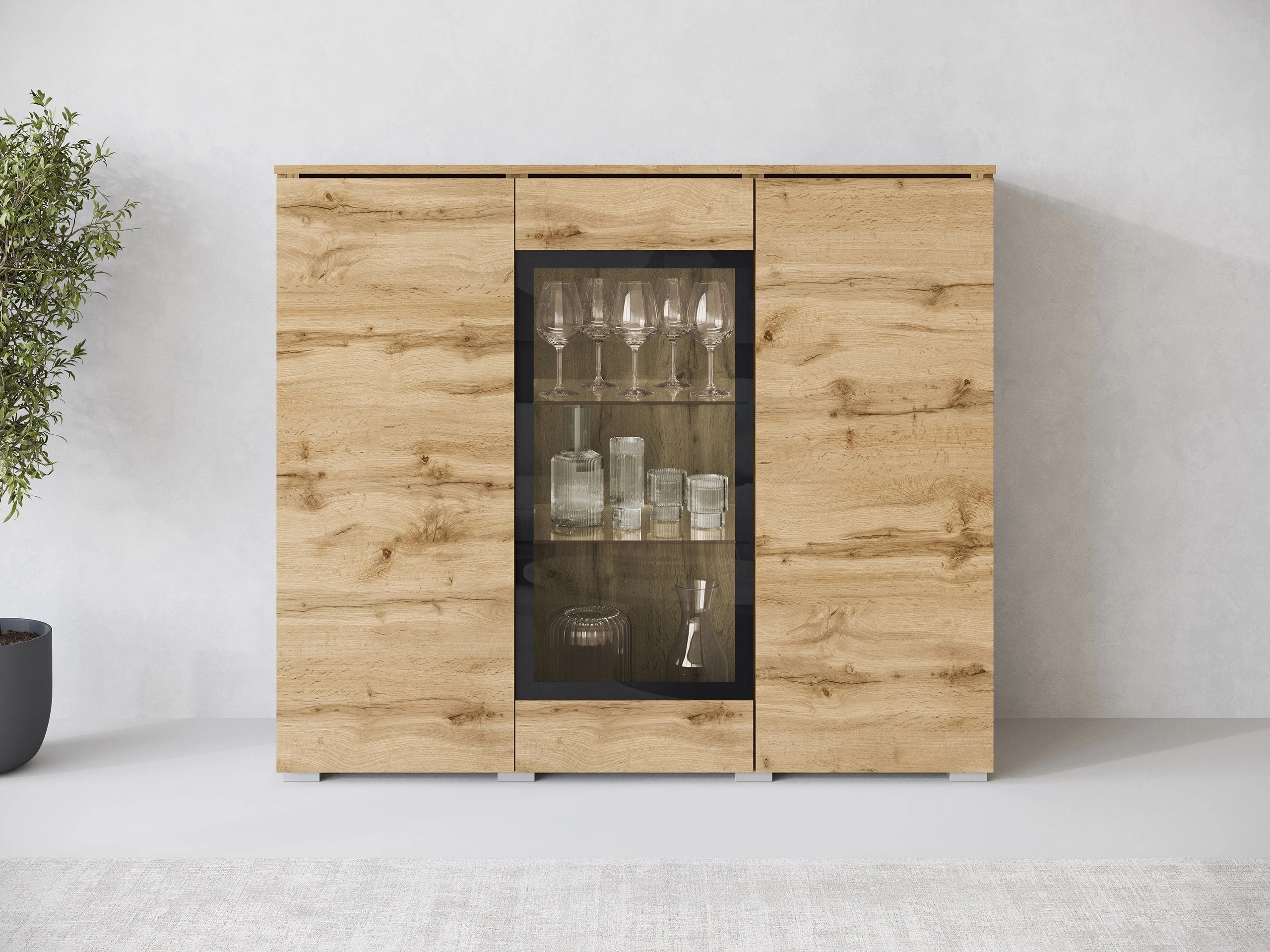 Sideboard Mirfivo 103 (Wotan Eiche)