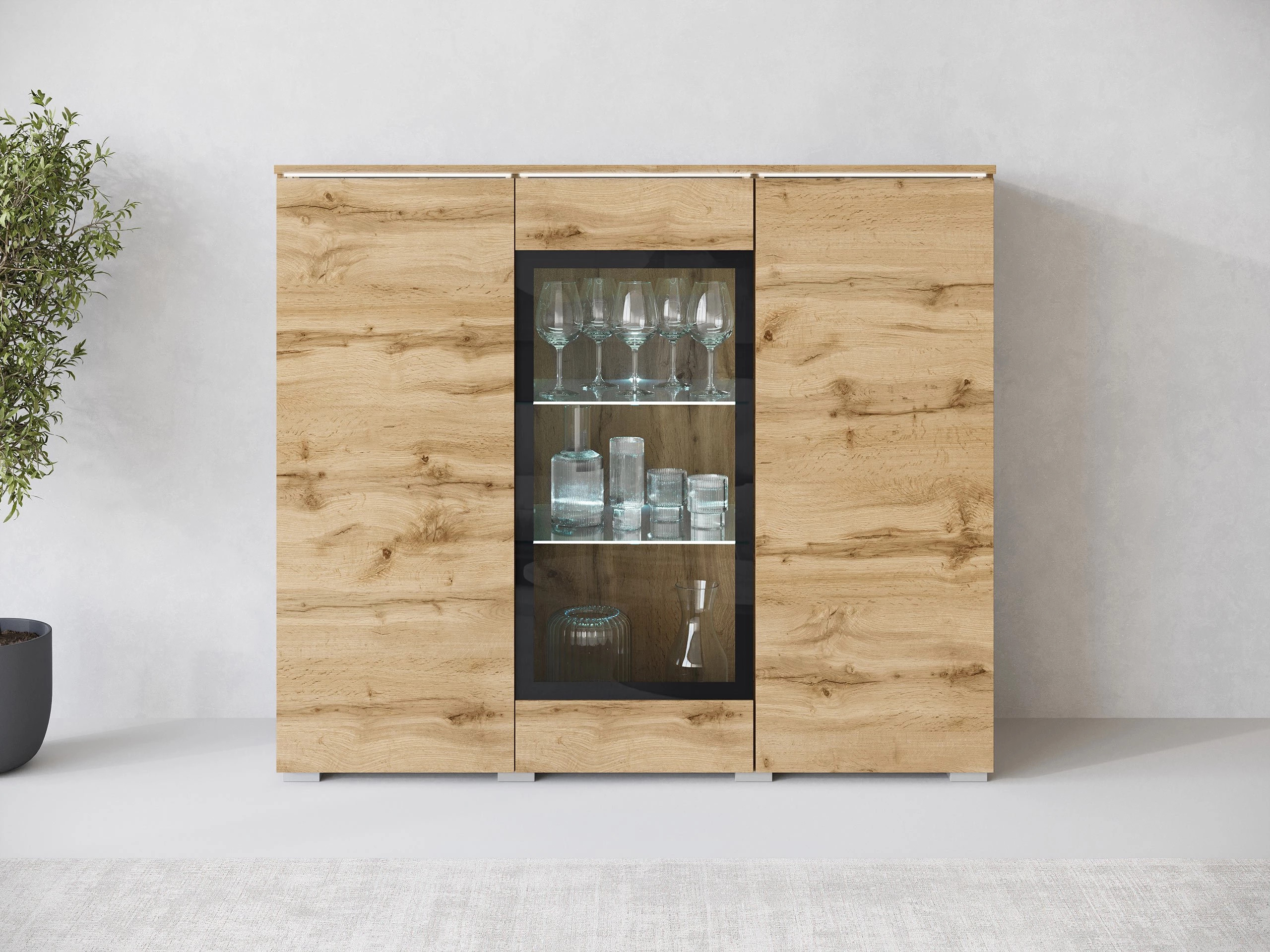 Sideboard Mirfivo 103 (Wotan Eiche)
