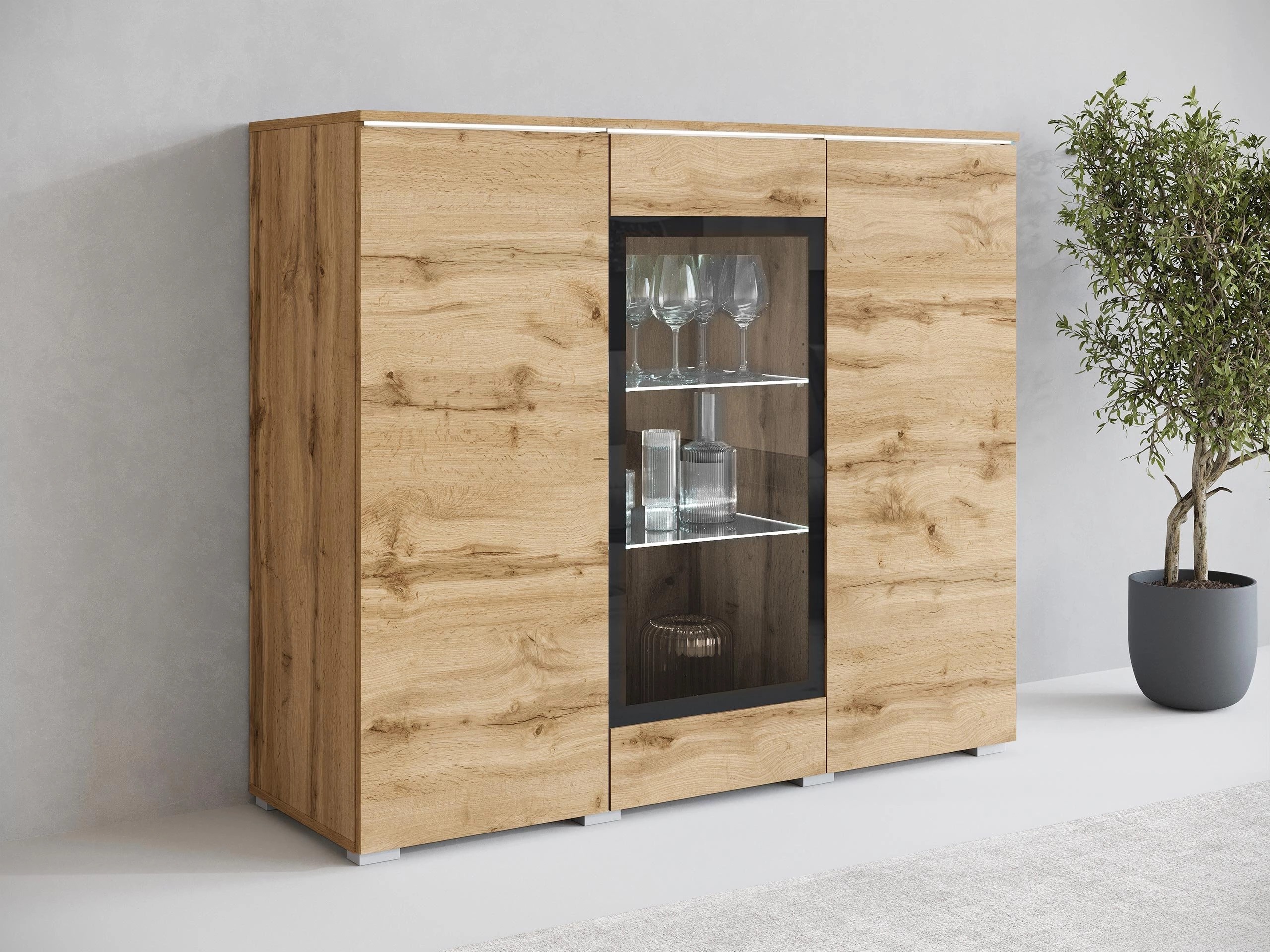 Sideboard Mirfivo 103 (Wotan Eiche)