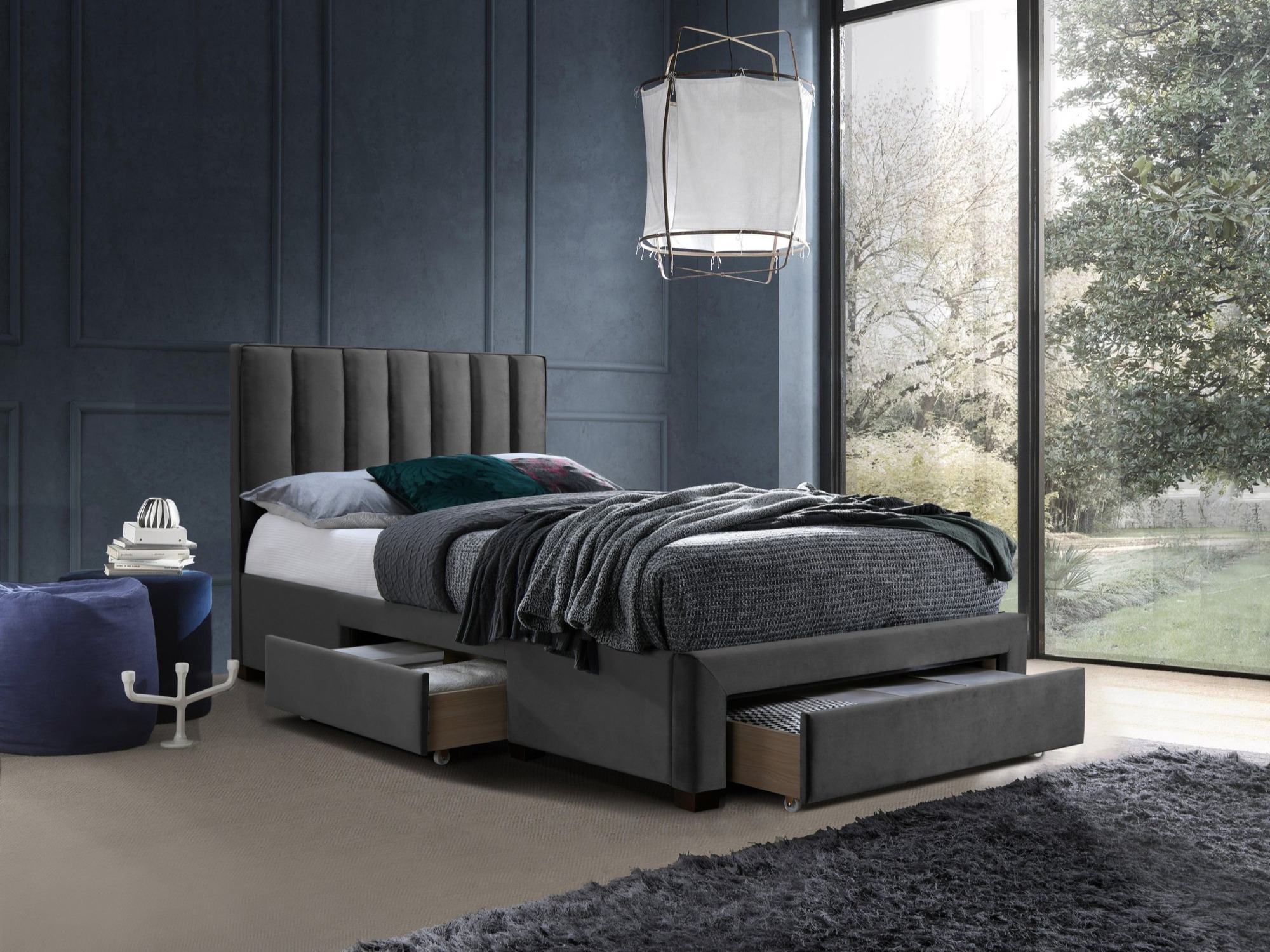 Bett Houston 2138 (Grau)