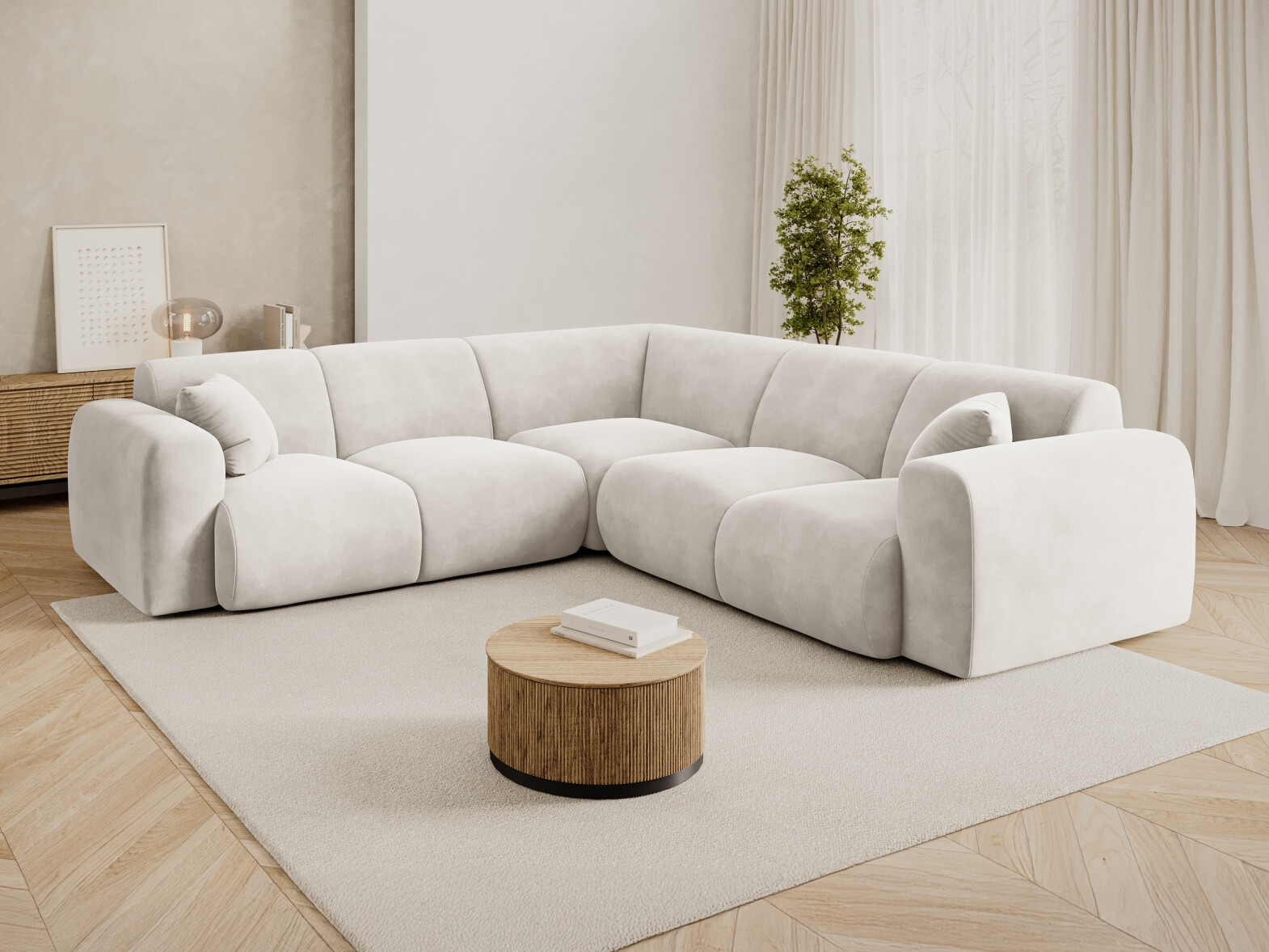 Ecksofa Talfere 108 (Casino Pearl)