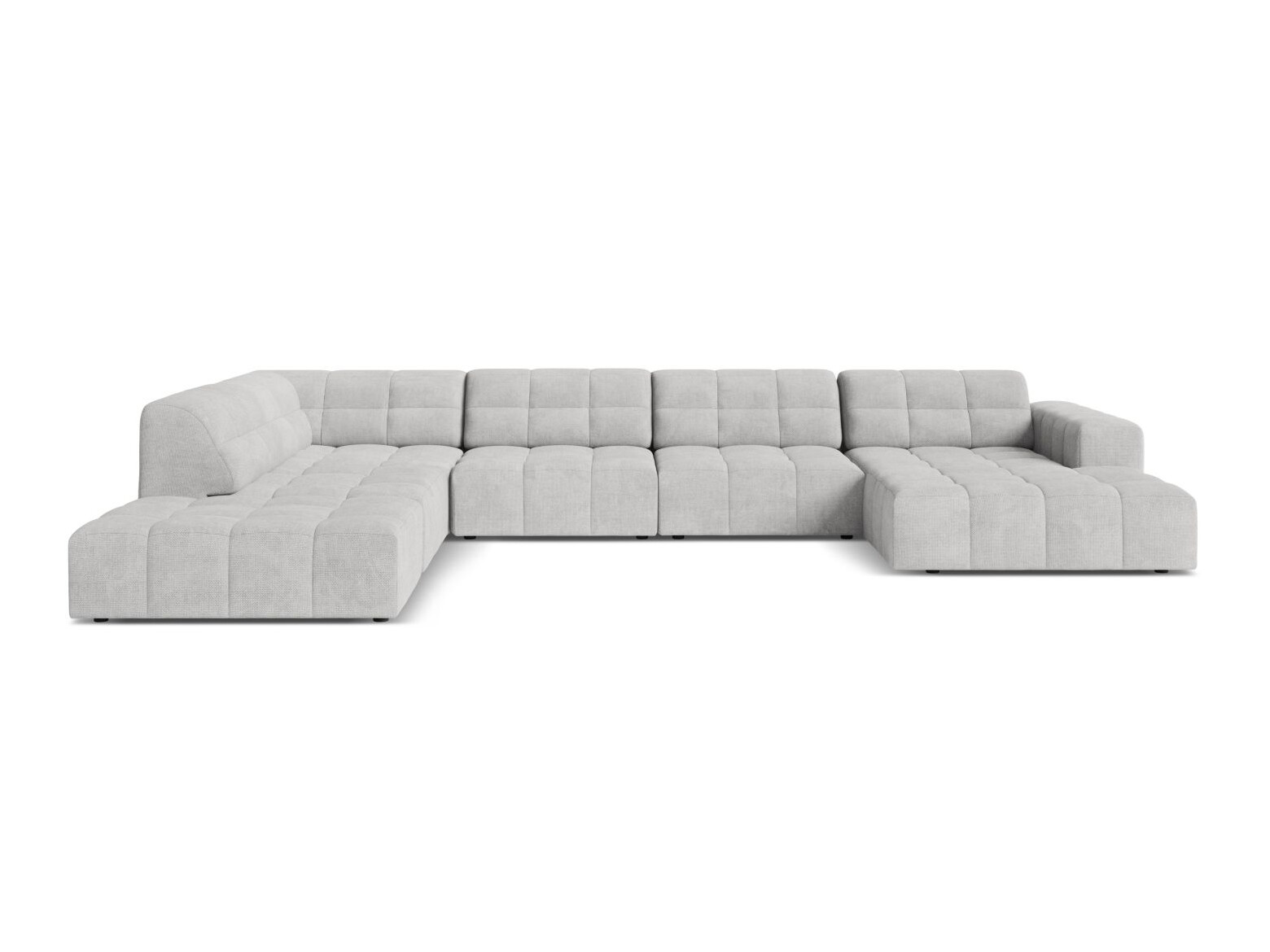 Ecksofa Venenoe 111 (Eden 17 Silber)
