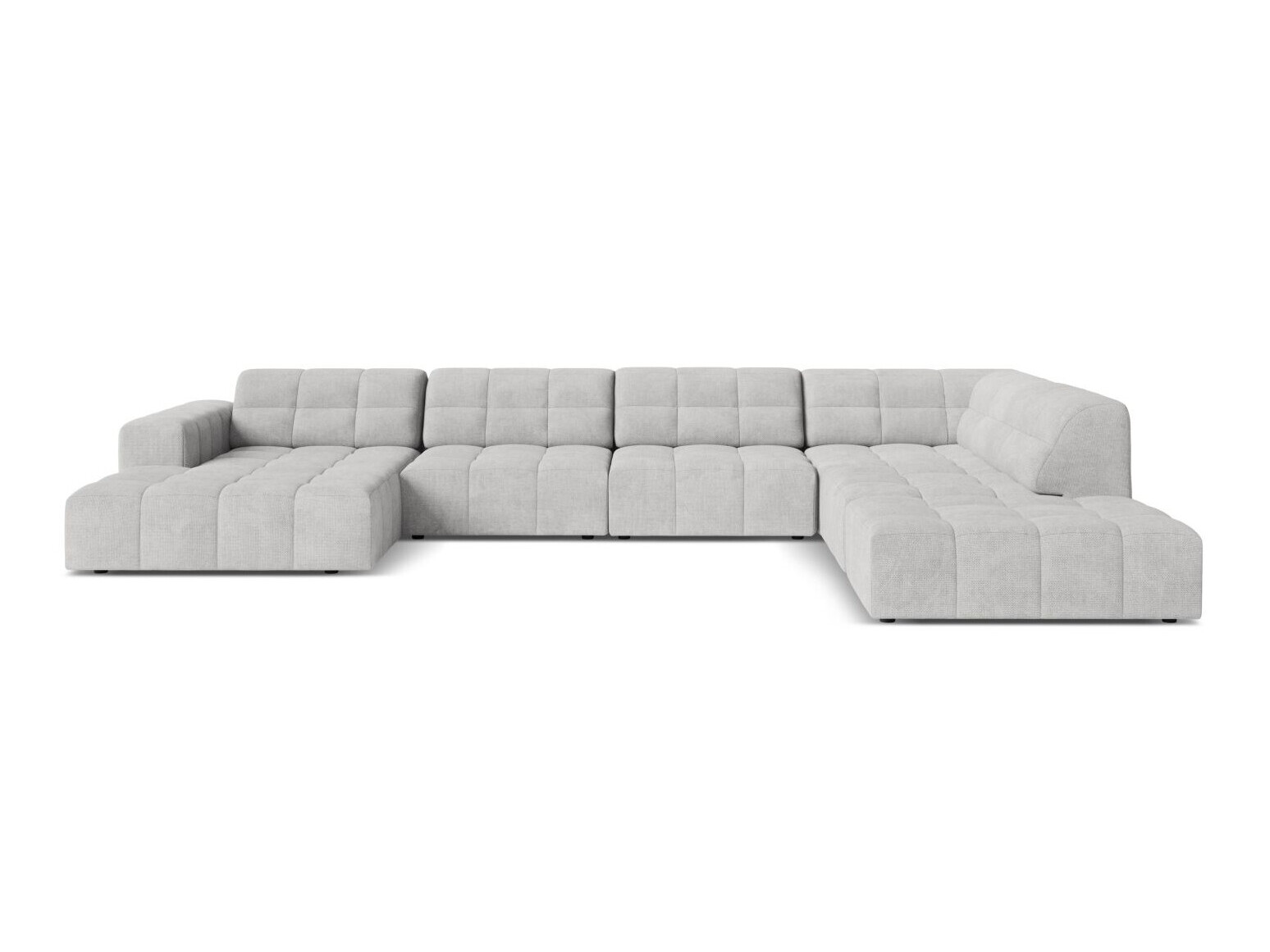 Ecksofa Venenoe 111 (Eden 17 Silber)