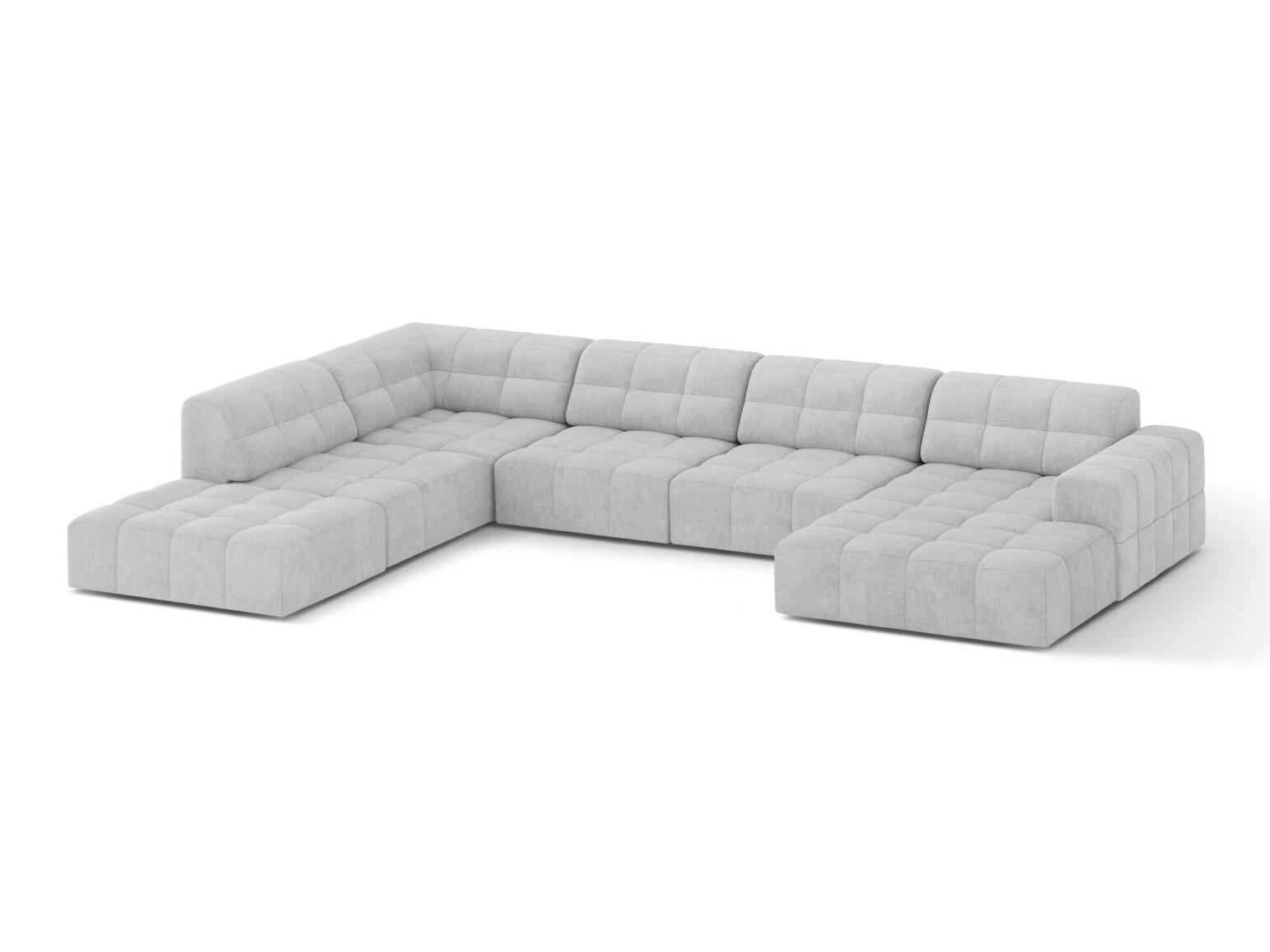Ecksofa Venenoe 111 (Eden 17 Silber)