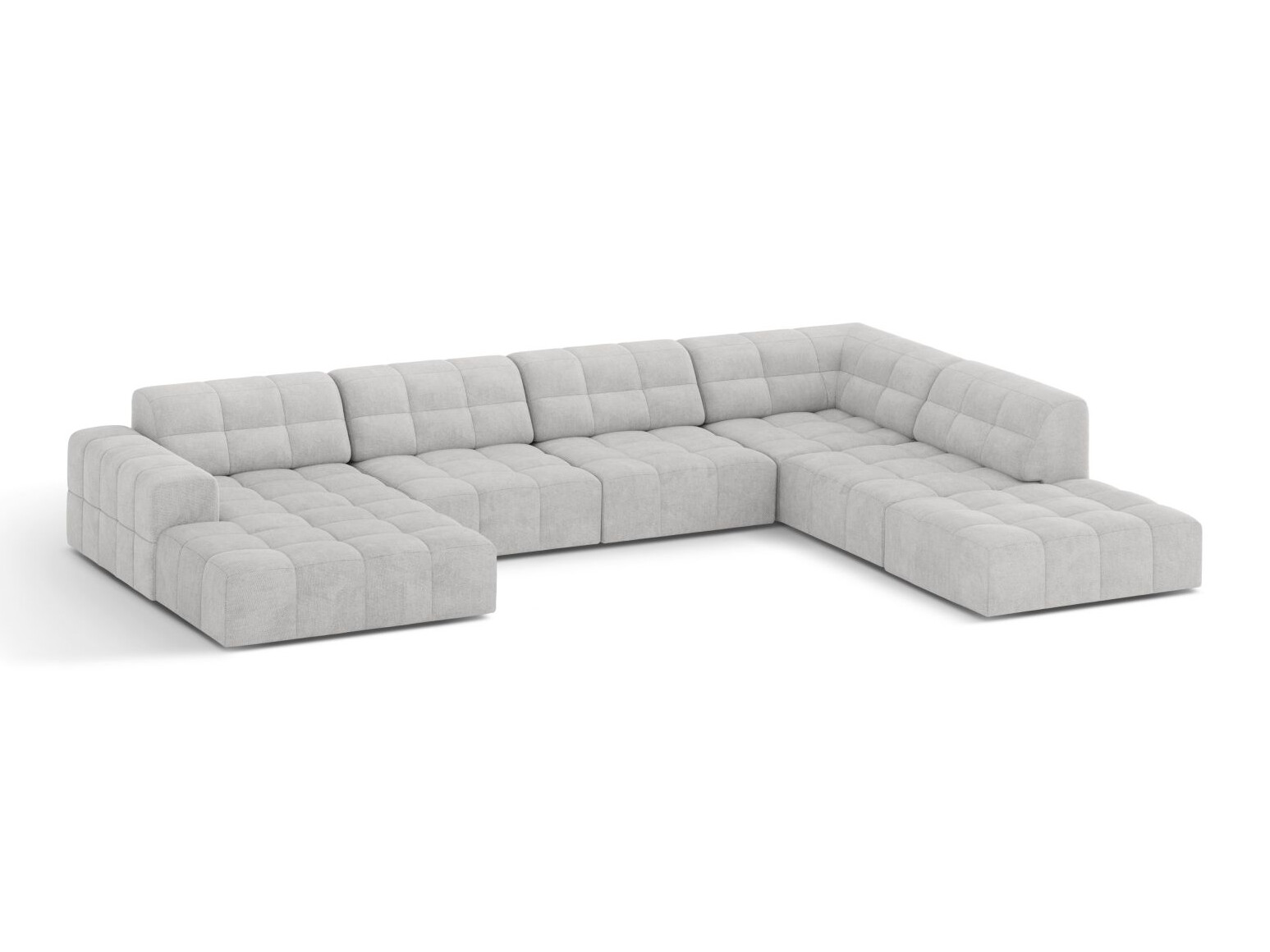 Ecksofa Venenoe 111 (Eden 17 Silber)