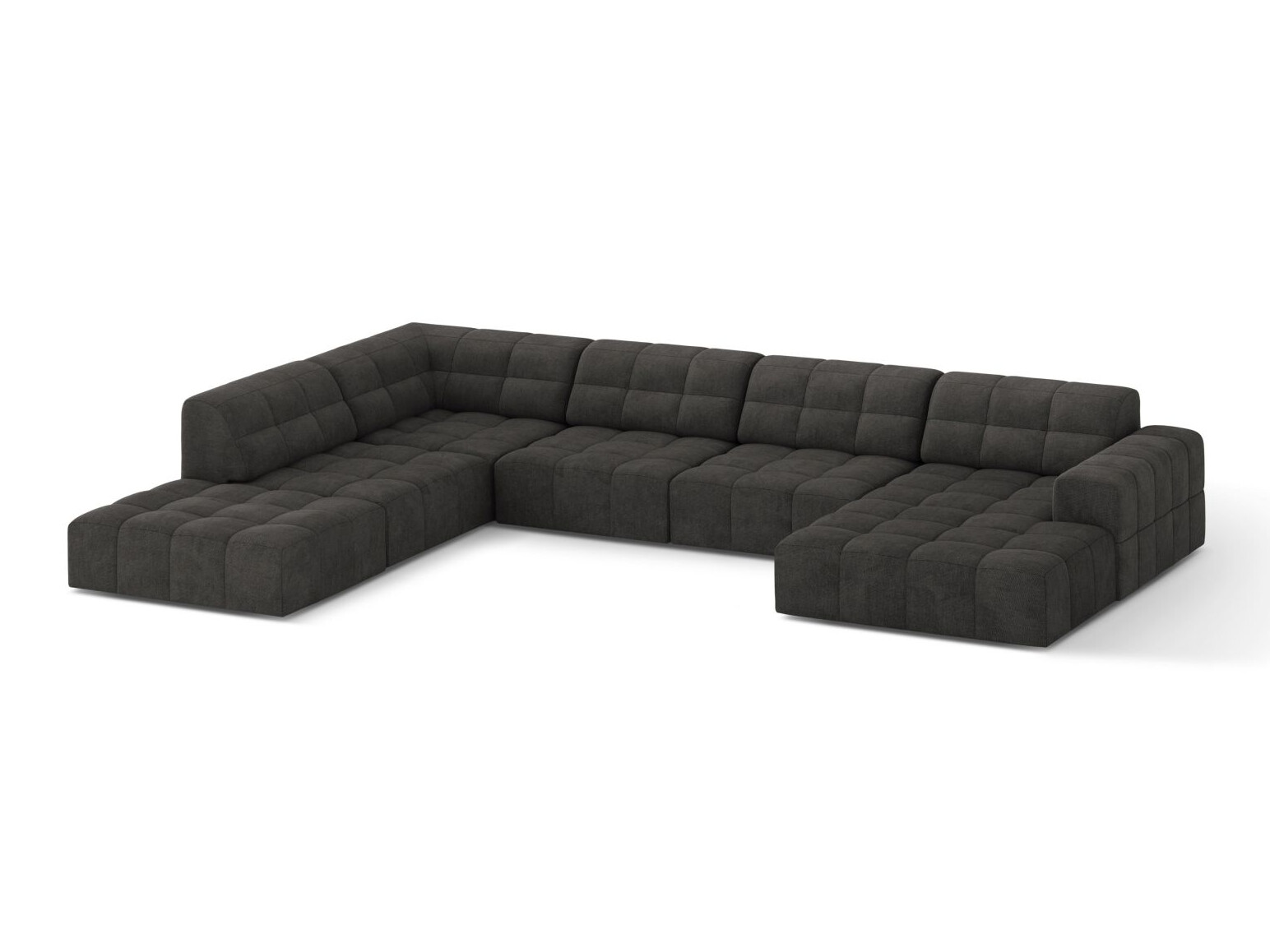 Ecksofa Venenoe 111 (Eden 20 Graphit)