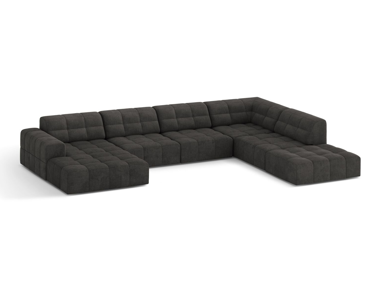 Ecksofa Venenoe 111 (Eden 20 Graphit)