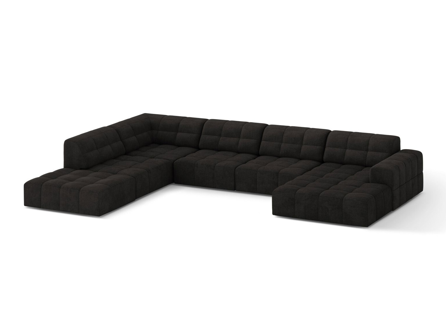 Ecksofa Venenoe 111 (Eden 21 Schwarz)