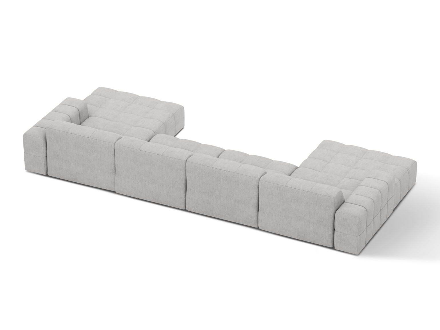 Ecksofa Venenoe 112 (Eden 17 Silber)