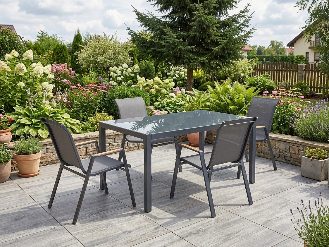 Gartenstuhl Houston 2140 (Grau + Anthrazit)