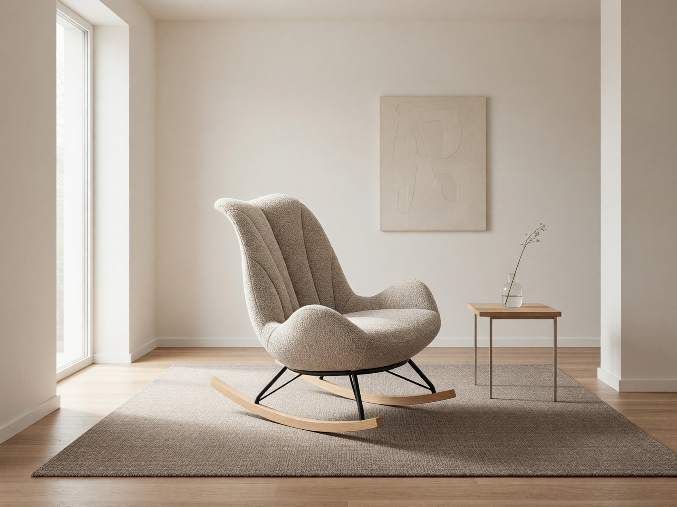 Schaukelstuhl Houston 2099 (Beige)