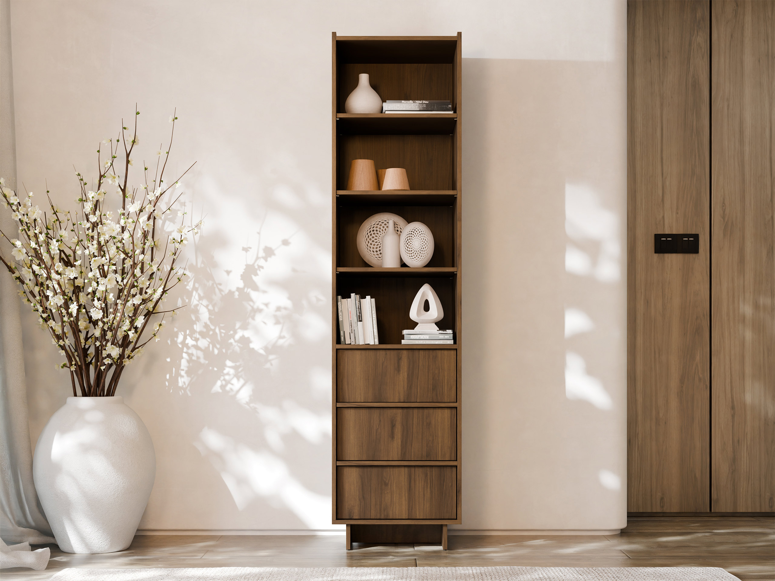 Regal Talcoro 102 (Walnussholzoptik)