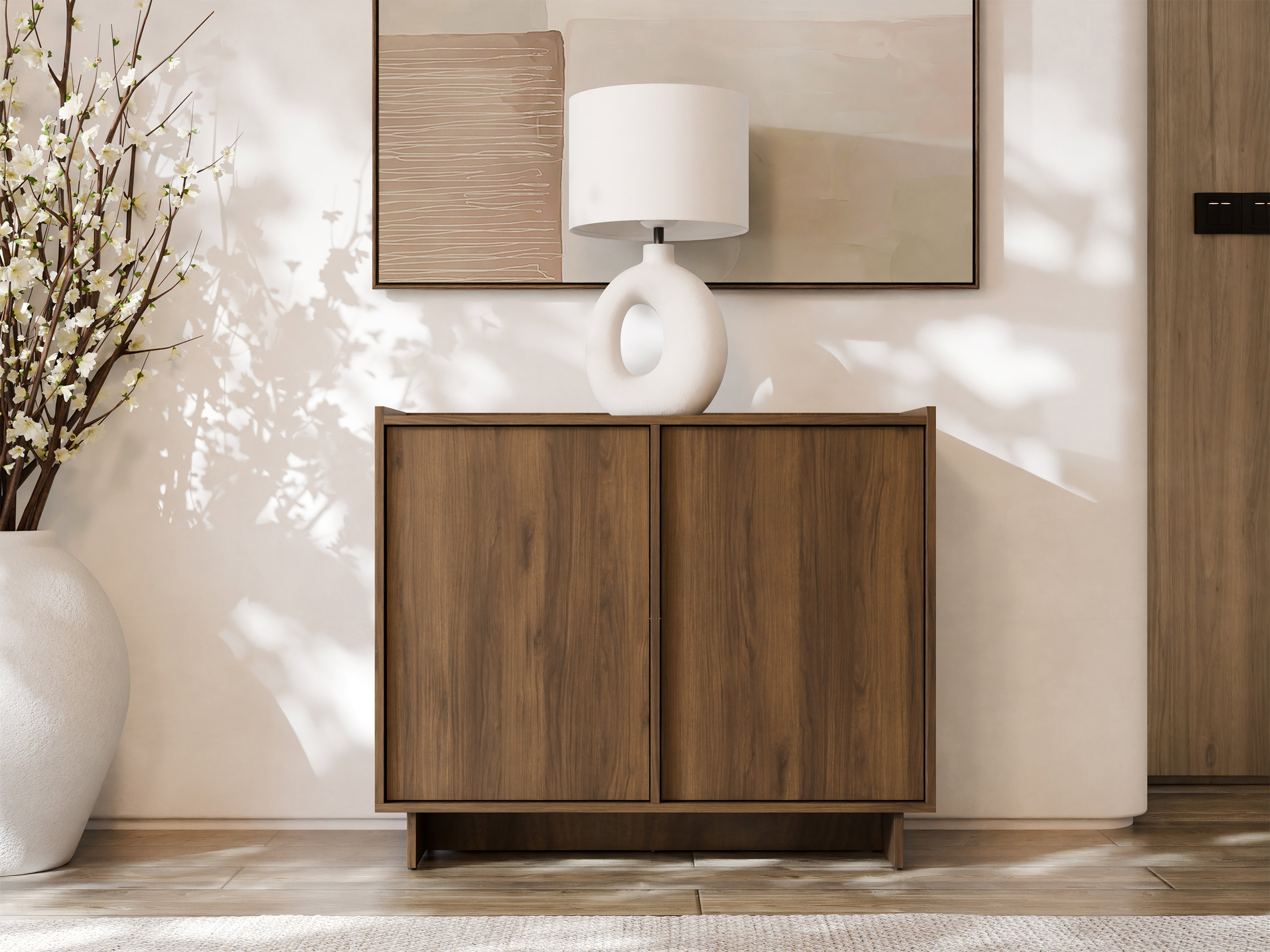 Sideboard Pirum II (Walnussholzoptik)