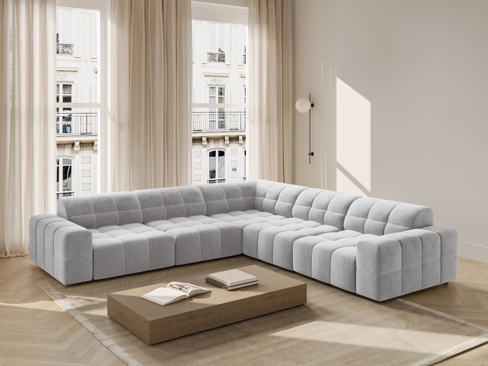 Ecksofa Venenoe 117 (Bluvel 03)