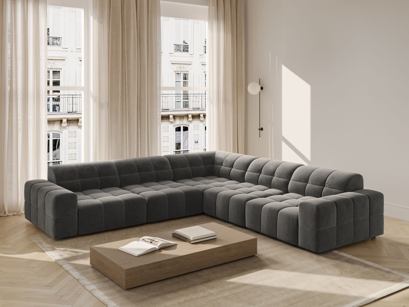 Ecksofa Venenoe 117 (Bluvel 13)