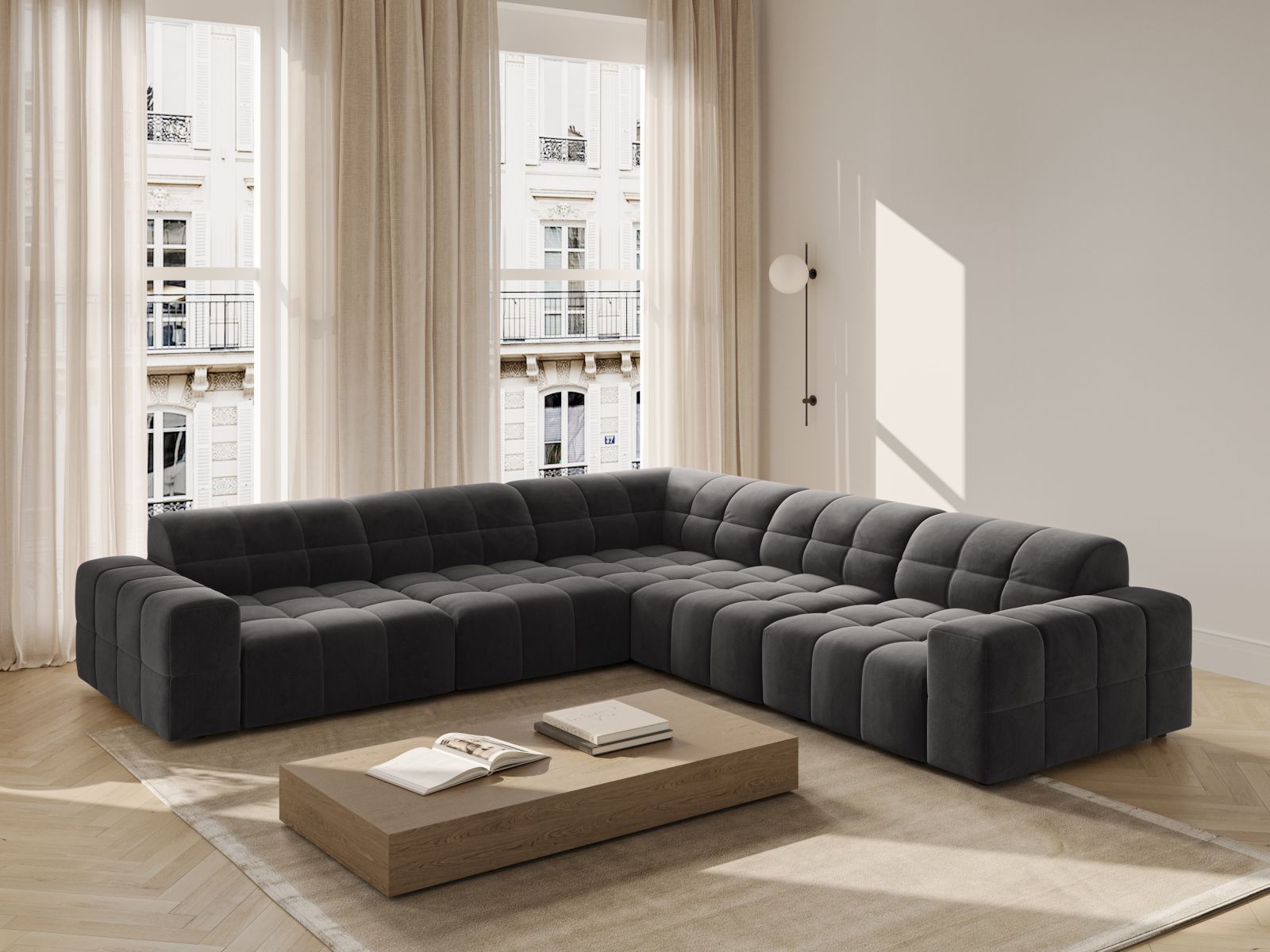 Ecksofa Venenoe 117 (Bluvel 14)