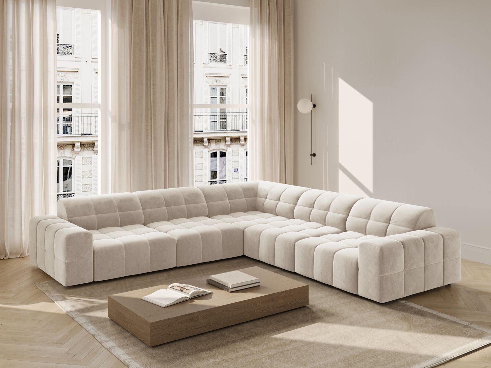 Ecksofa Venenoe 117 (Bluvel 22)