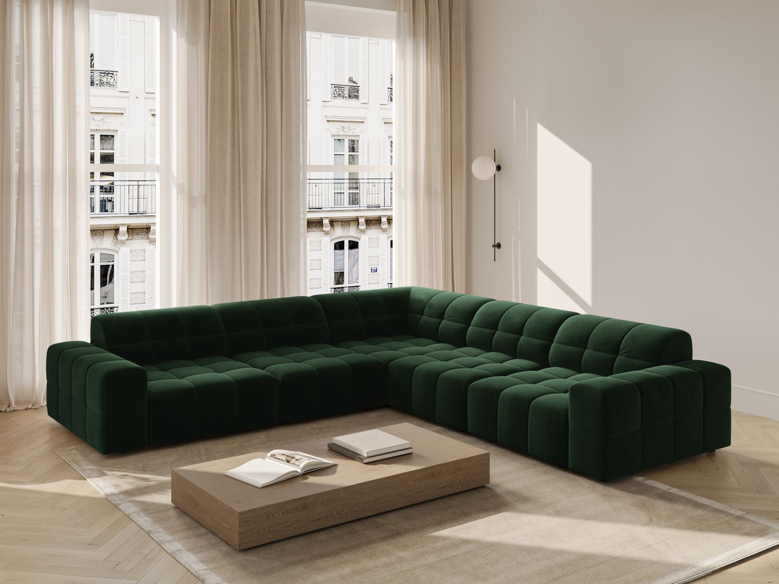 Ecksofa Venenoe 117 (Bluvel 78)