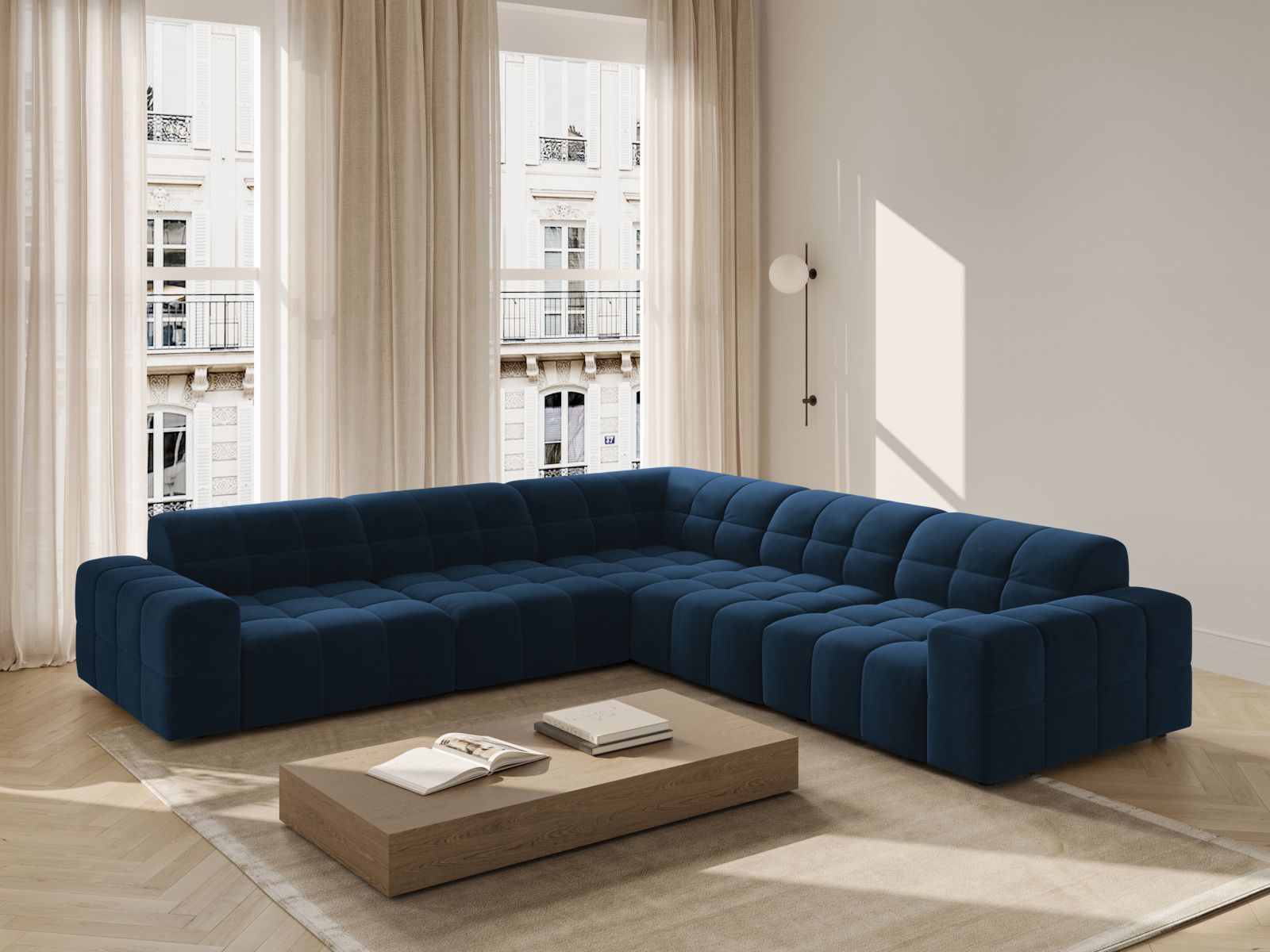 Ecksofa Venenoe 117 (Bluvel 86)