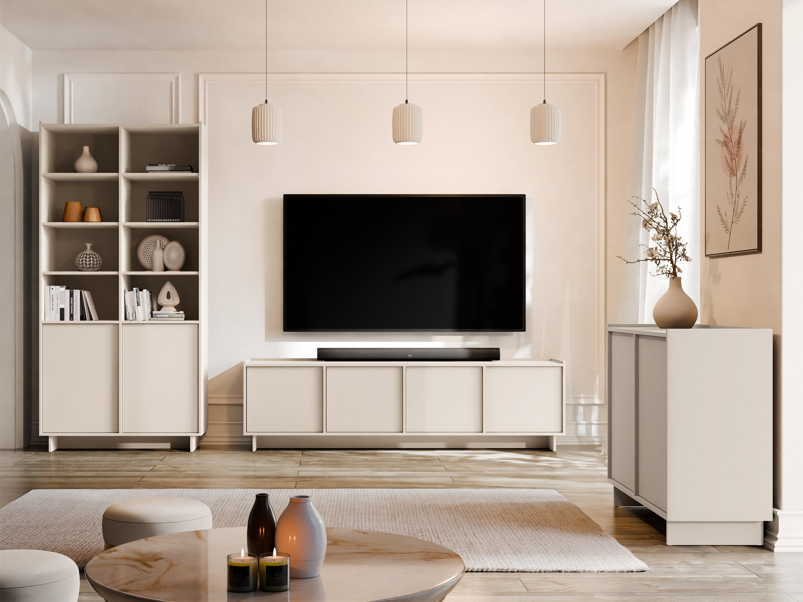 TV-Möbel Pirum (Kaschmir)