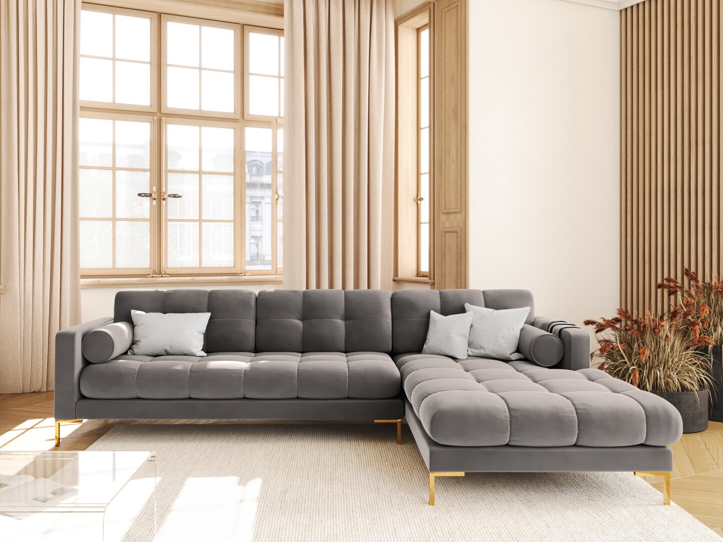 Ecksofa Calelbe 115 (Bluvel 13)