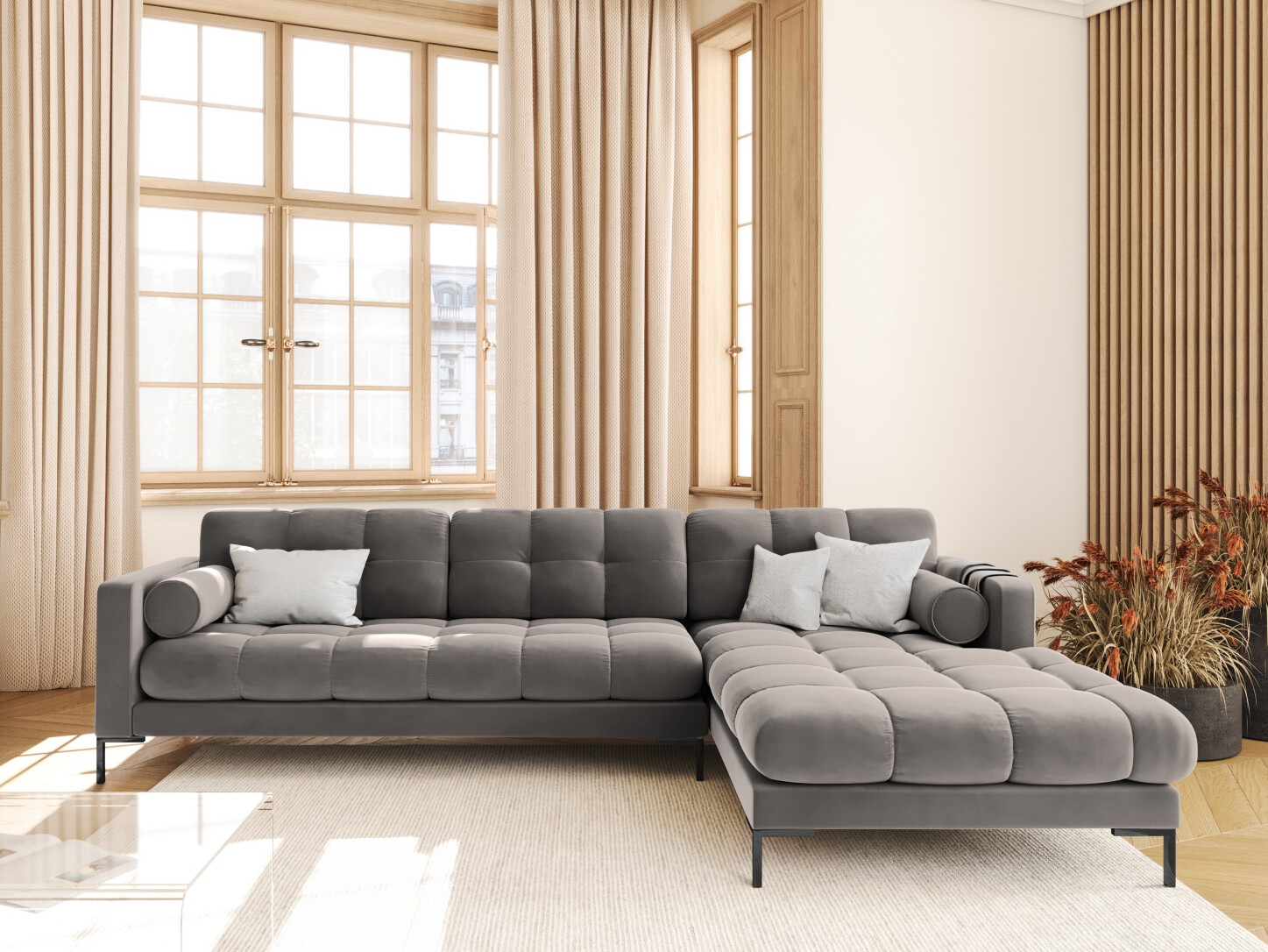 Ecksofa Calelbe 115 (Bluvel 13)