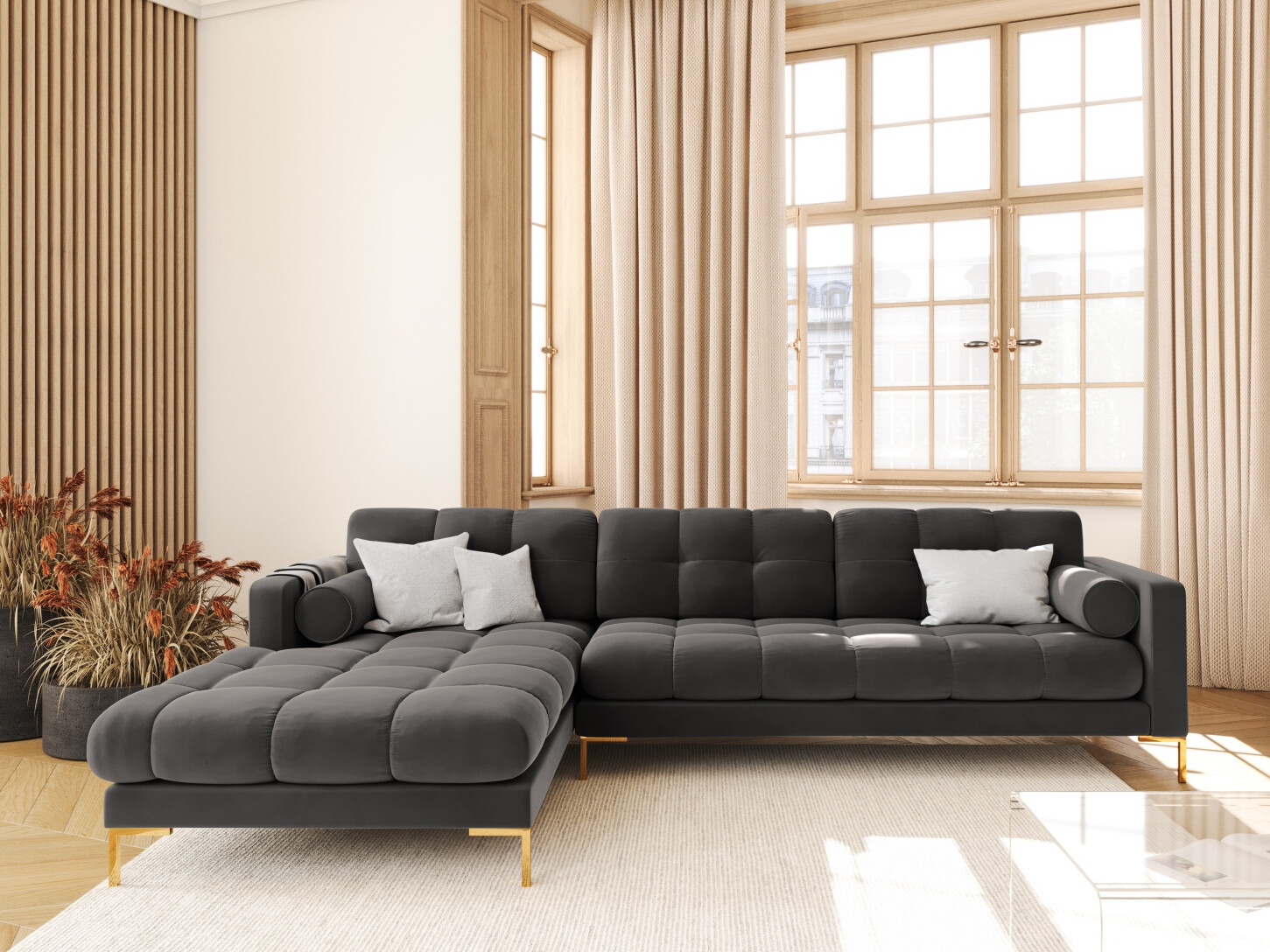 Ecksofa Calelbe 115 (Bluvel 18)