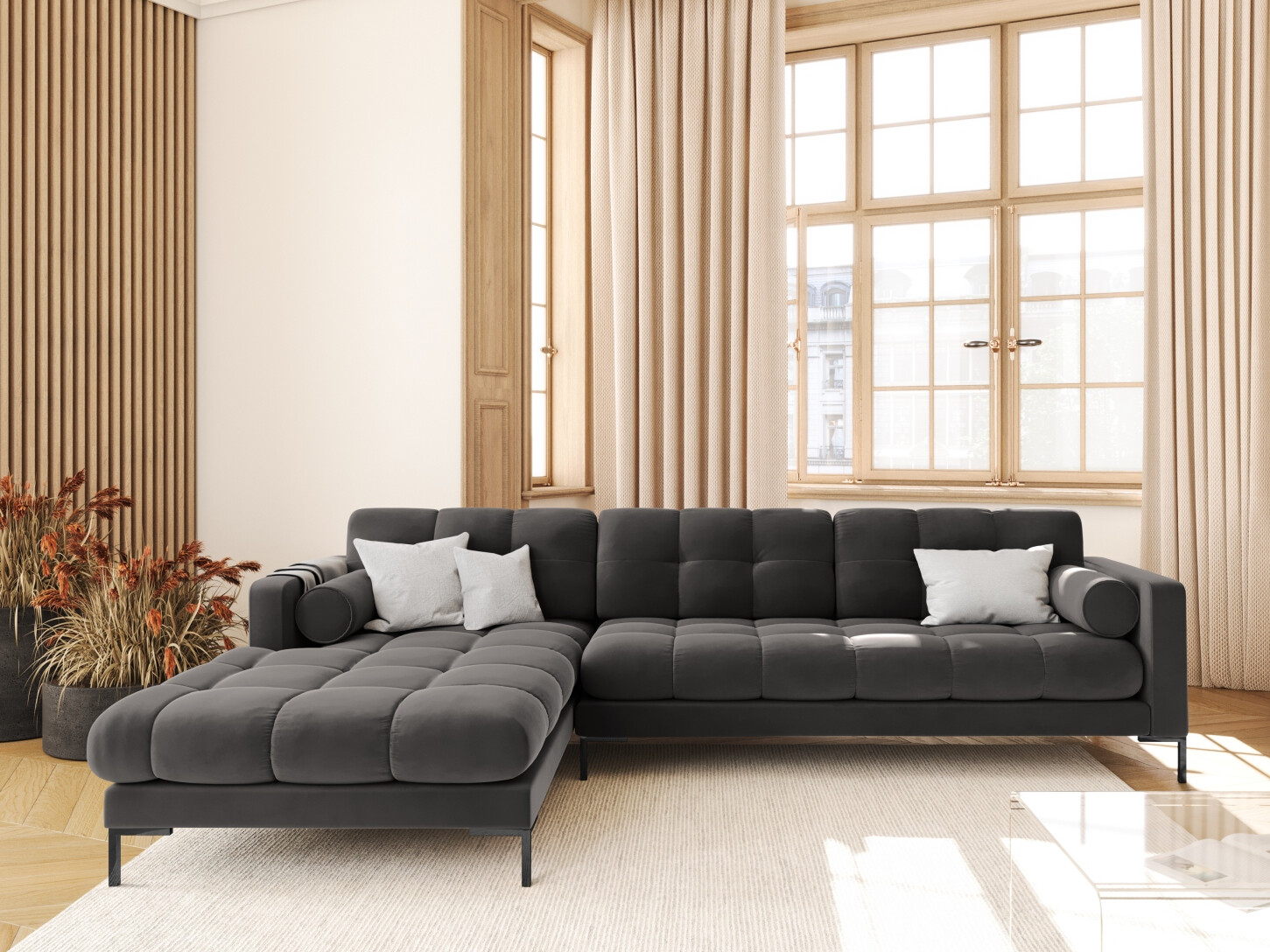 Ecksofa Calelbe 115 (Bluvel 18)