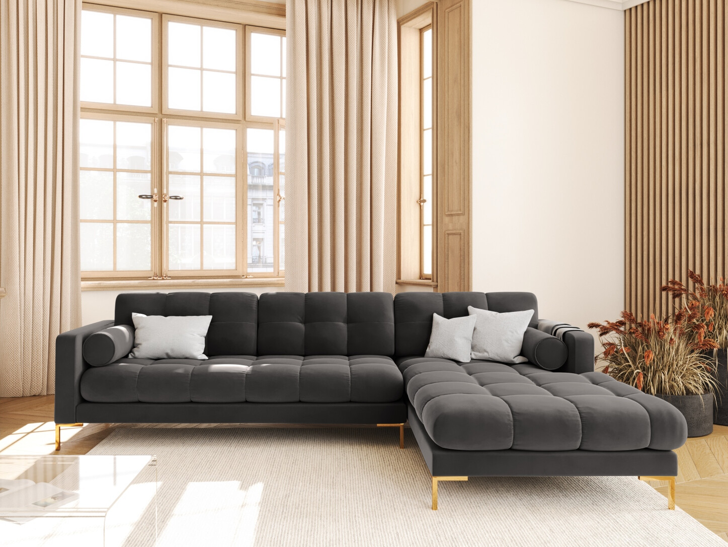 Ecksofa Calelbe 115 (Bluvel 18)