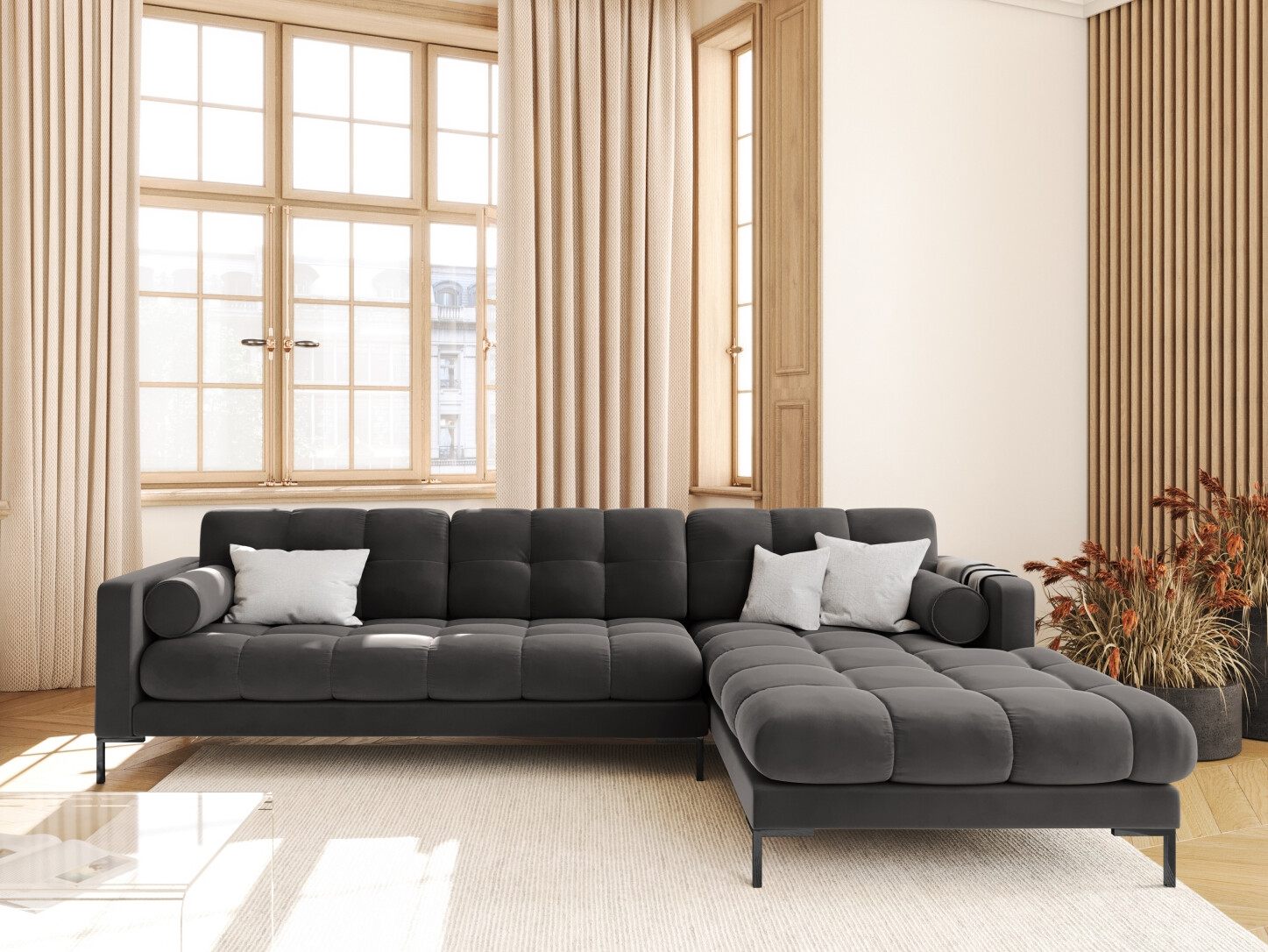 Ecksofa Calelbe 115 (Bluvel 18)
